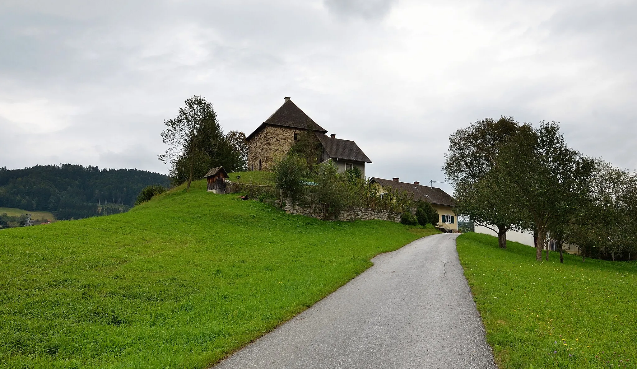 Photo showing: Hechtl-Turm, Haufenreith, municipality Hohenau an der Raab till 2015, Passail since, Styria.
