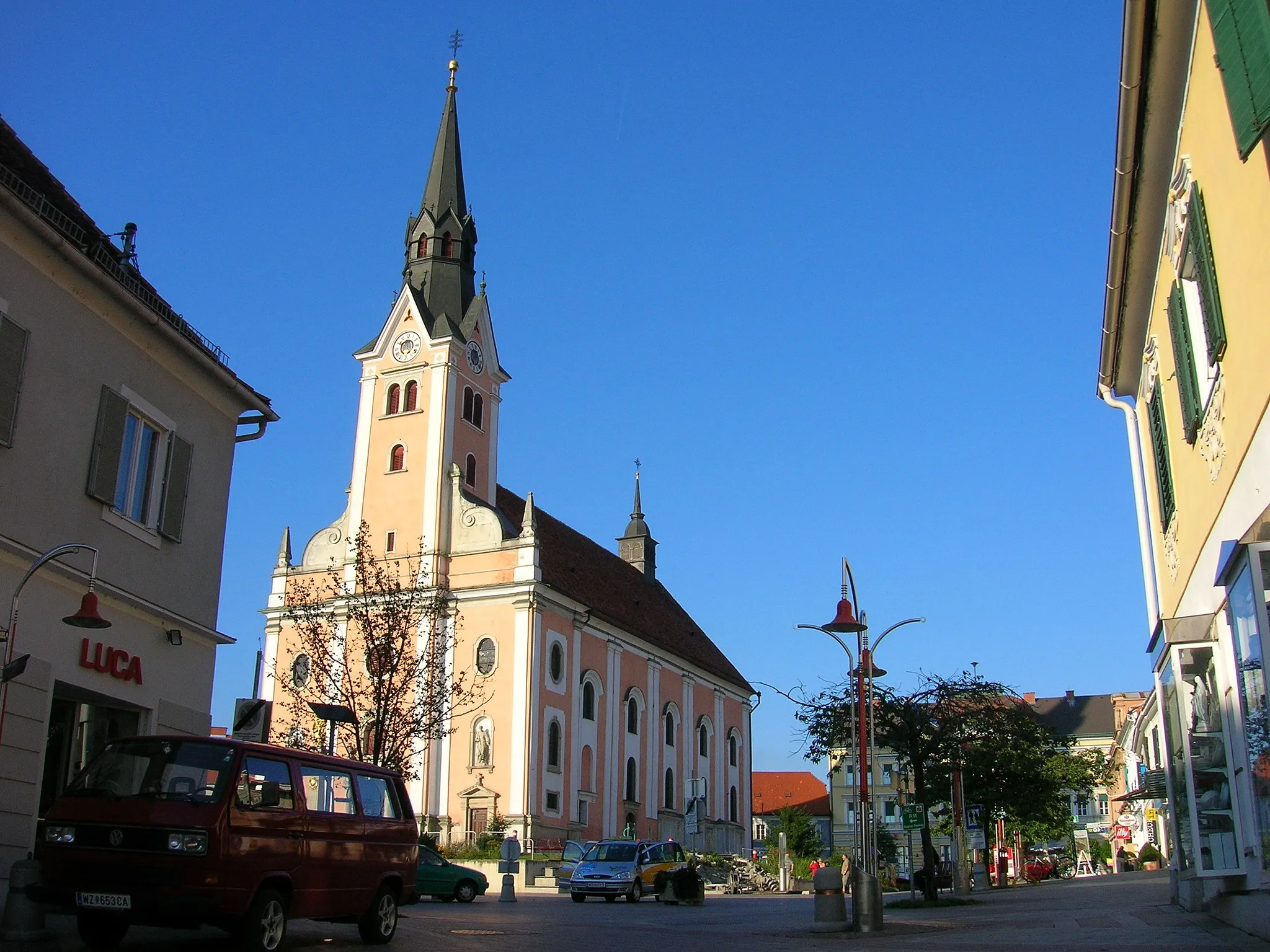 Photo showing: the main square of Gleisdorf in Styria/Austria