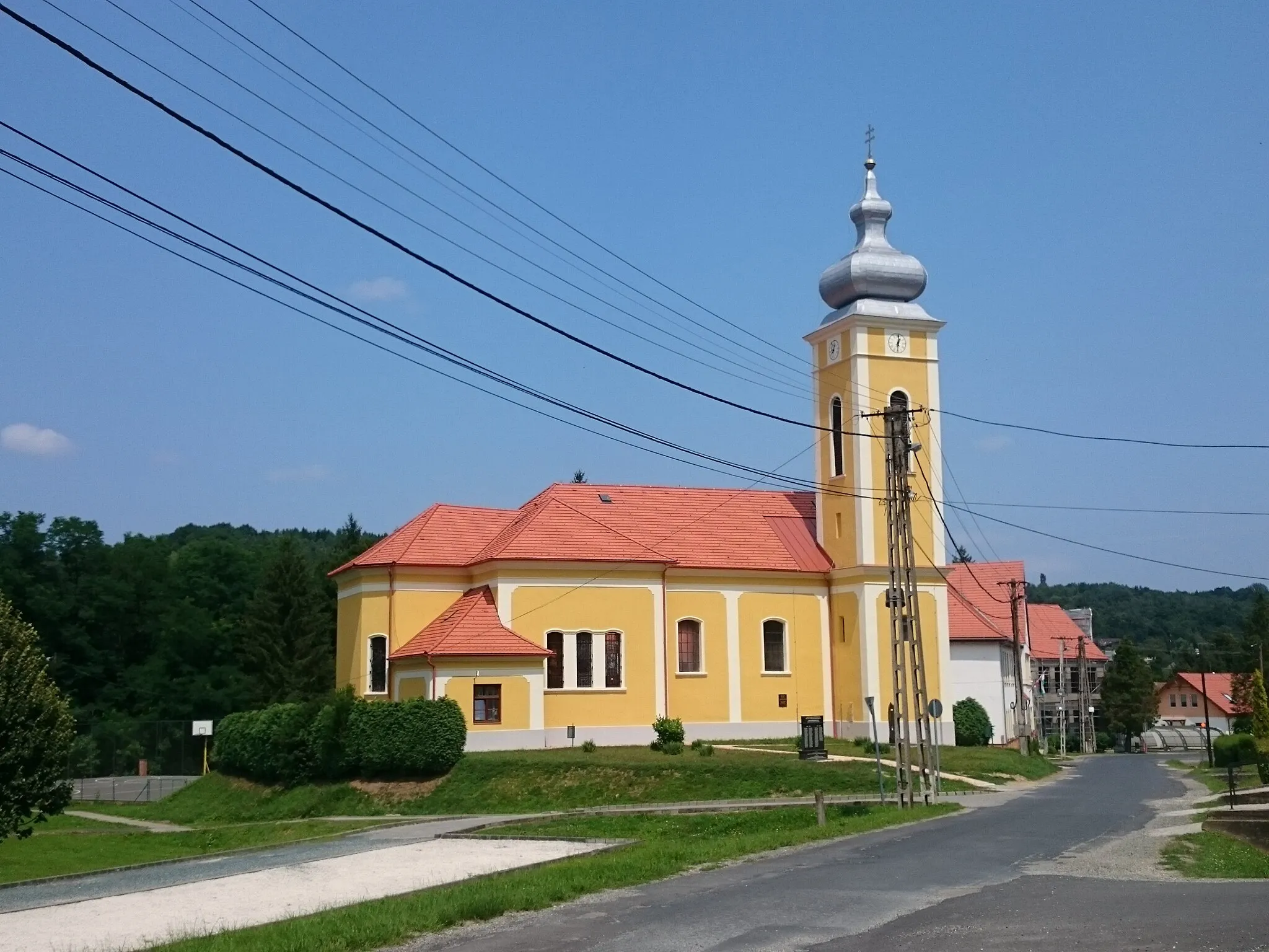 Photo showing: St. John the Baptist church in Felsőszölnök/Gornji Senik.