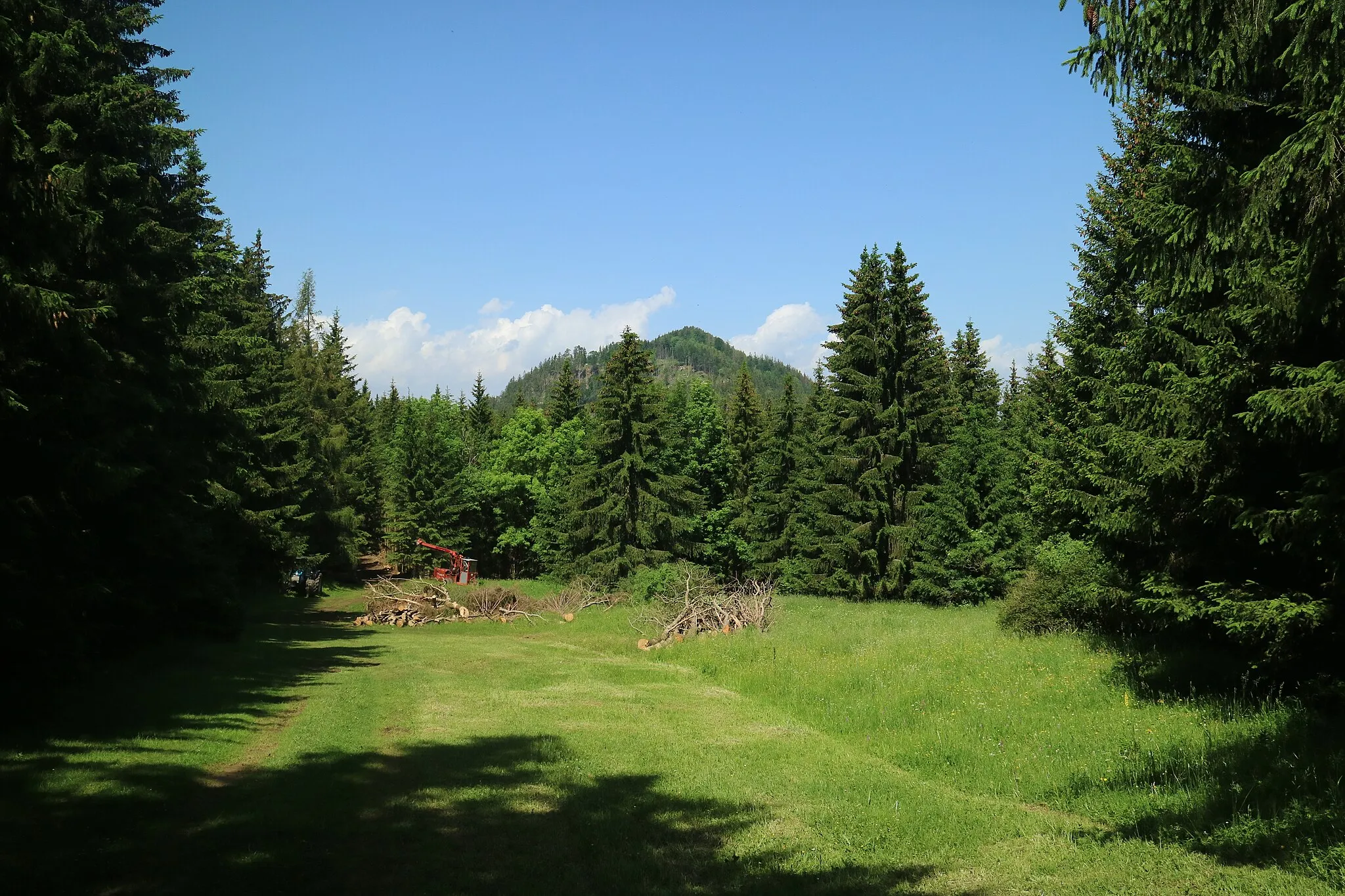 Photo showing: Hochtrötsch von Südosten (Friedenskreuz), Marktgemeinde Semriach (Steiermark)