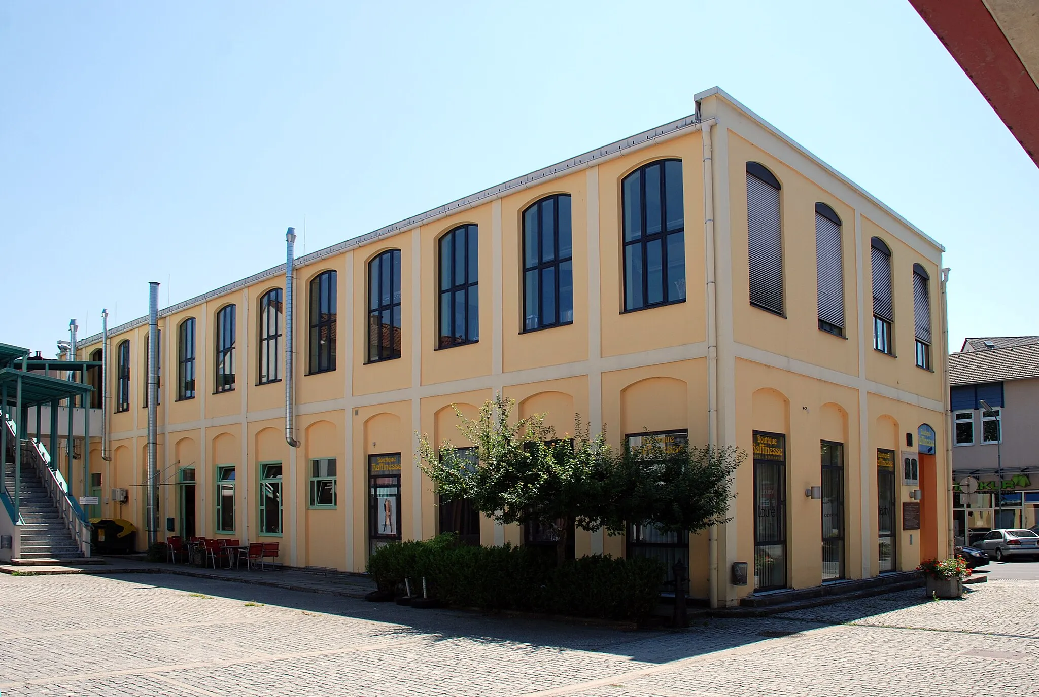 Photo showing: Deutschlandsberg, Steiermark, Österreich: eines der letzten verbliebenen Gebäude der ehemaligen Zündholzfabrik SOLO Deutschlandsberg