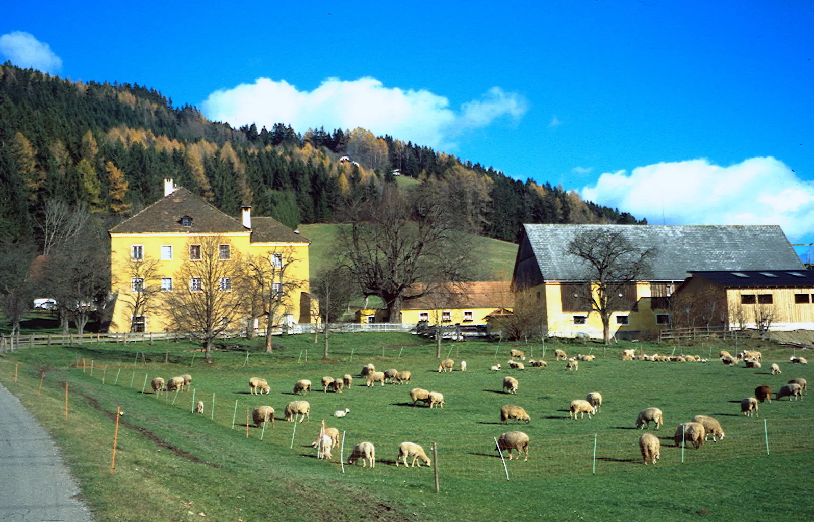 Photo showing: Biobauernhof Schloßbauer Hafning bei Trofaiach