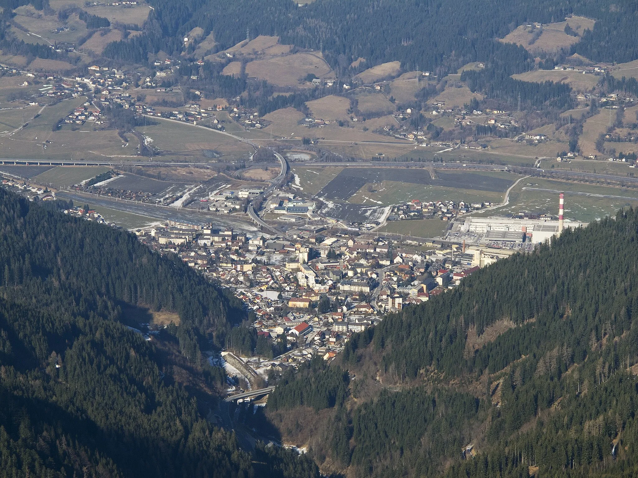 Photo showing: Blick auf Trieben vom Triebenstein