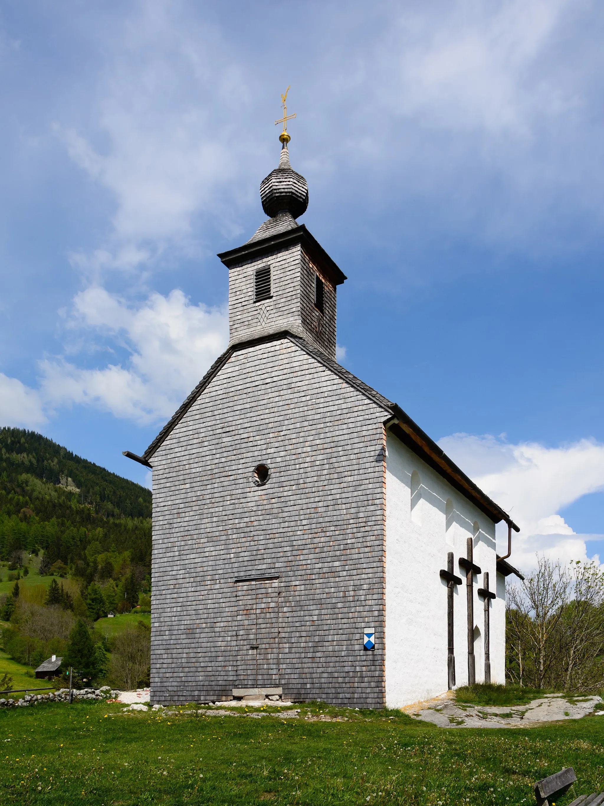 Photo showing: Romanesque Chapel of St. John in Pürgg, Styria, Austria
