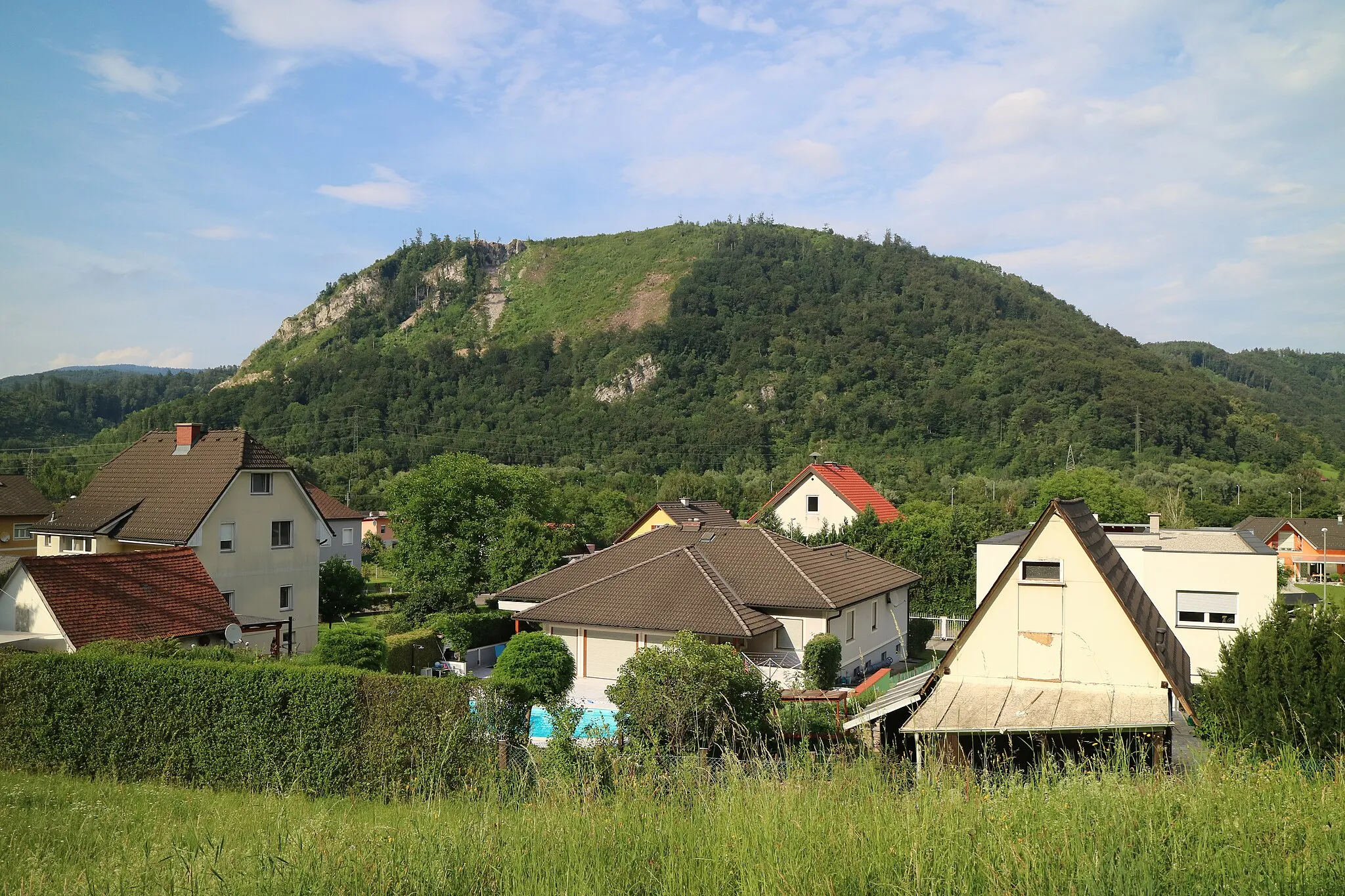 Photo showing: Kanzelkogel von Südwesten (Graz-Raach)