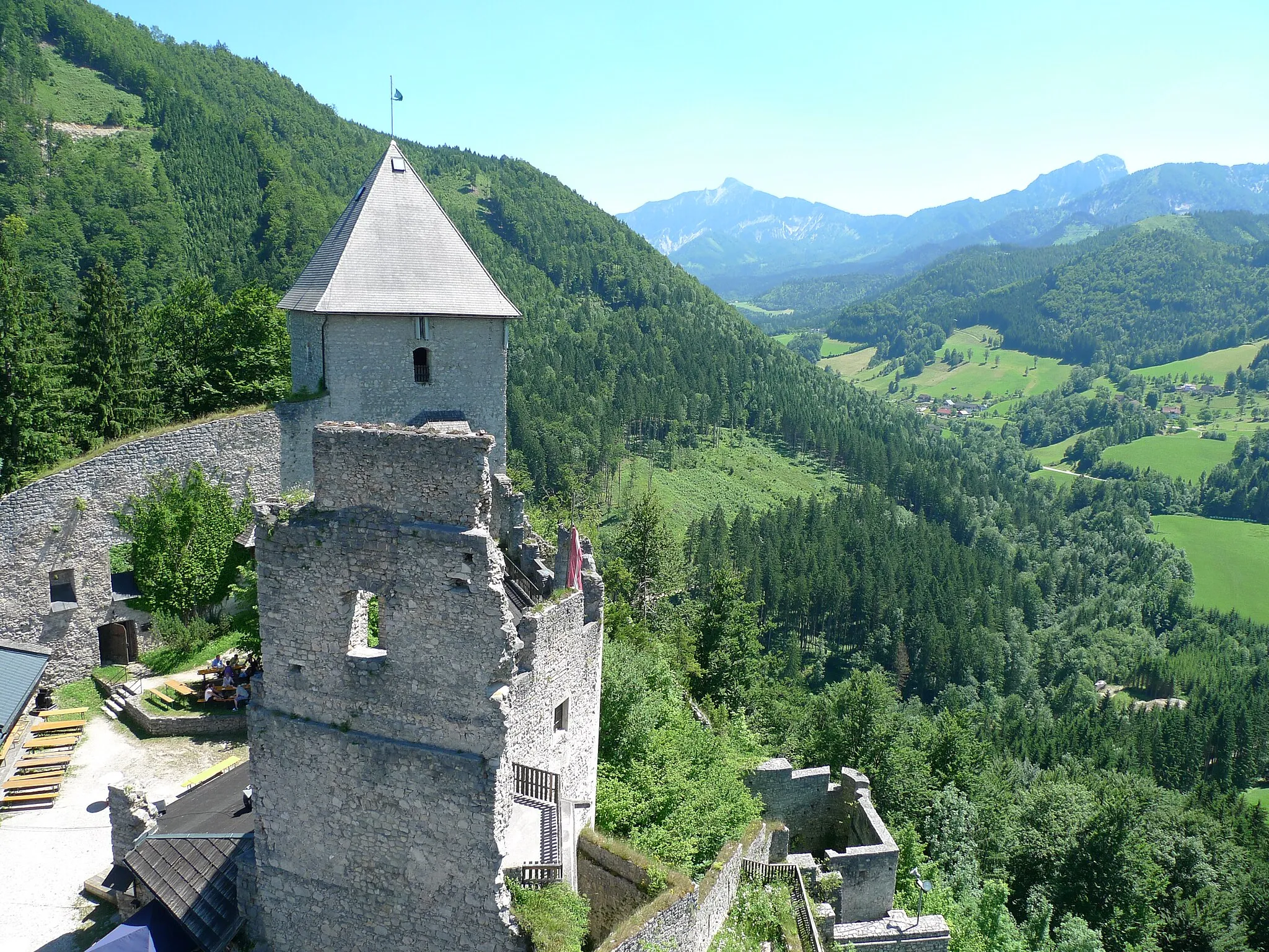 Photo showing: Burgruine Gallenstein