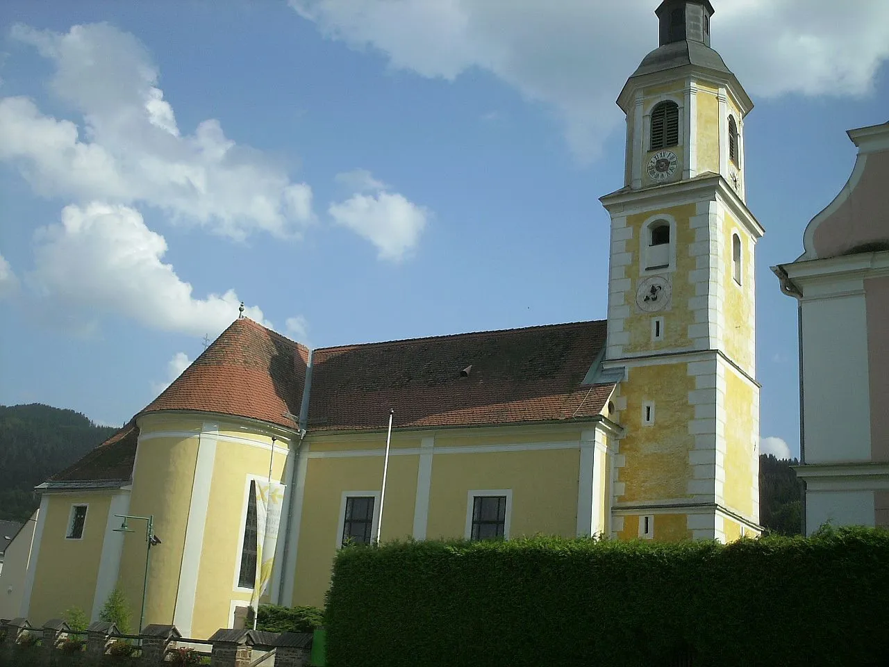 Photo showing: Kath. Pfarrkirche zum hl. Erhard in Wartberg im Mürztal/Österreich.