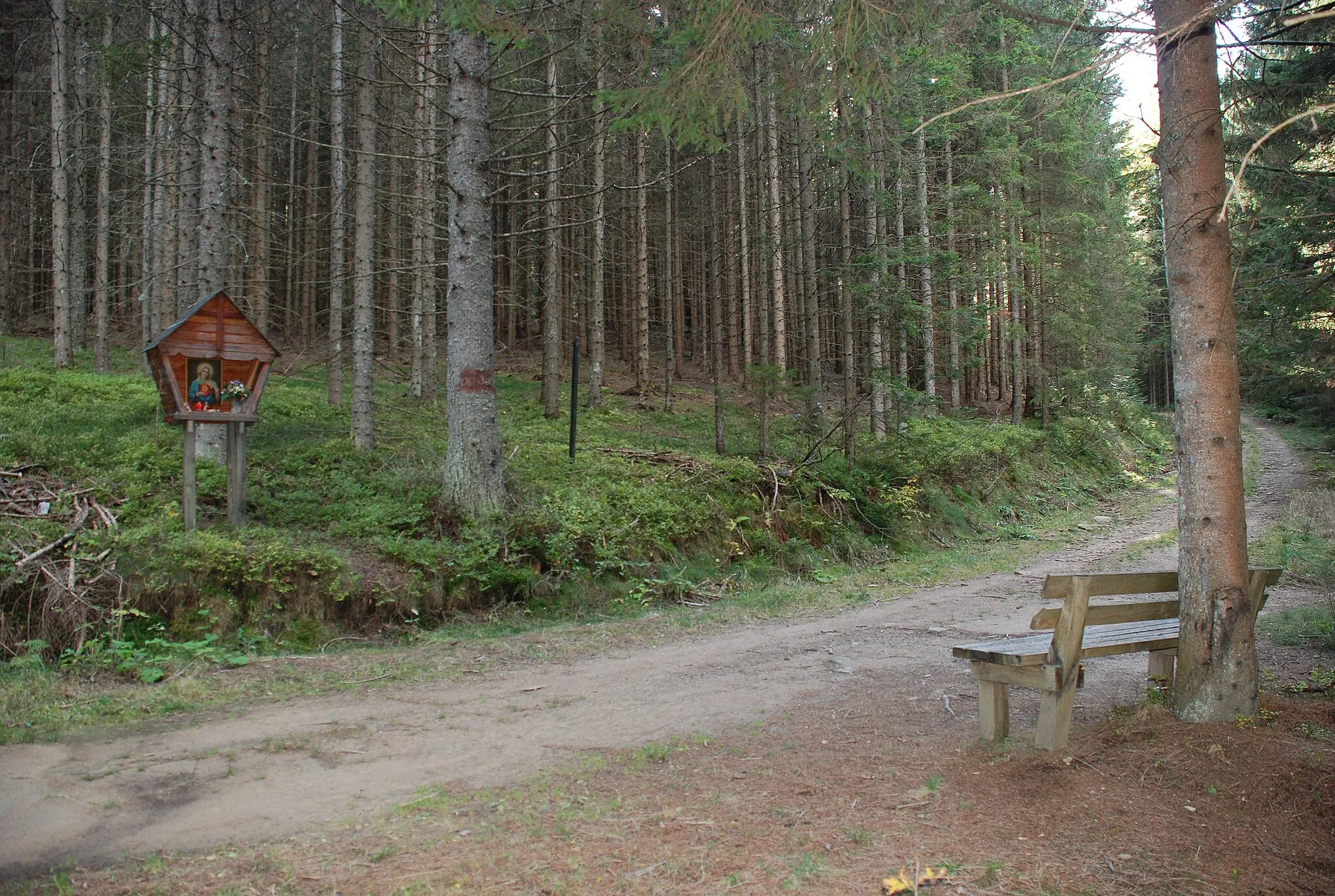 Photo showing: Bildstock am Weg bei der Dornermühle in Greisdorf, Steiermark, Österreich