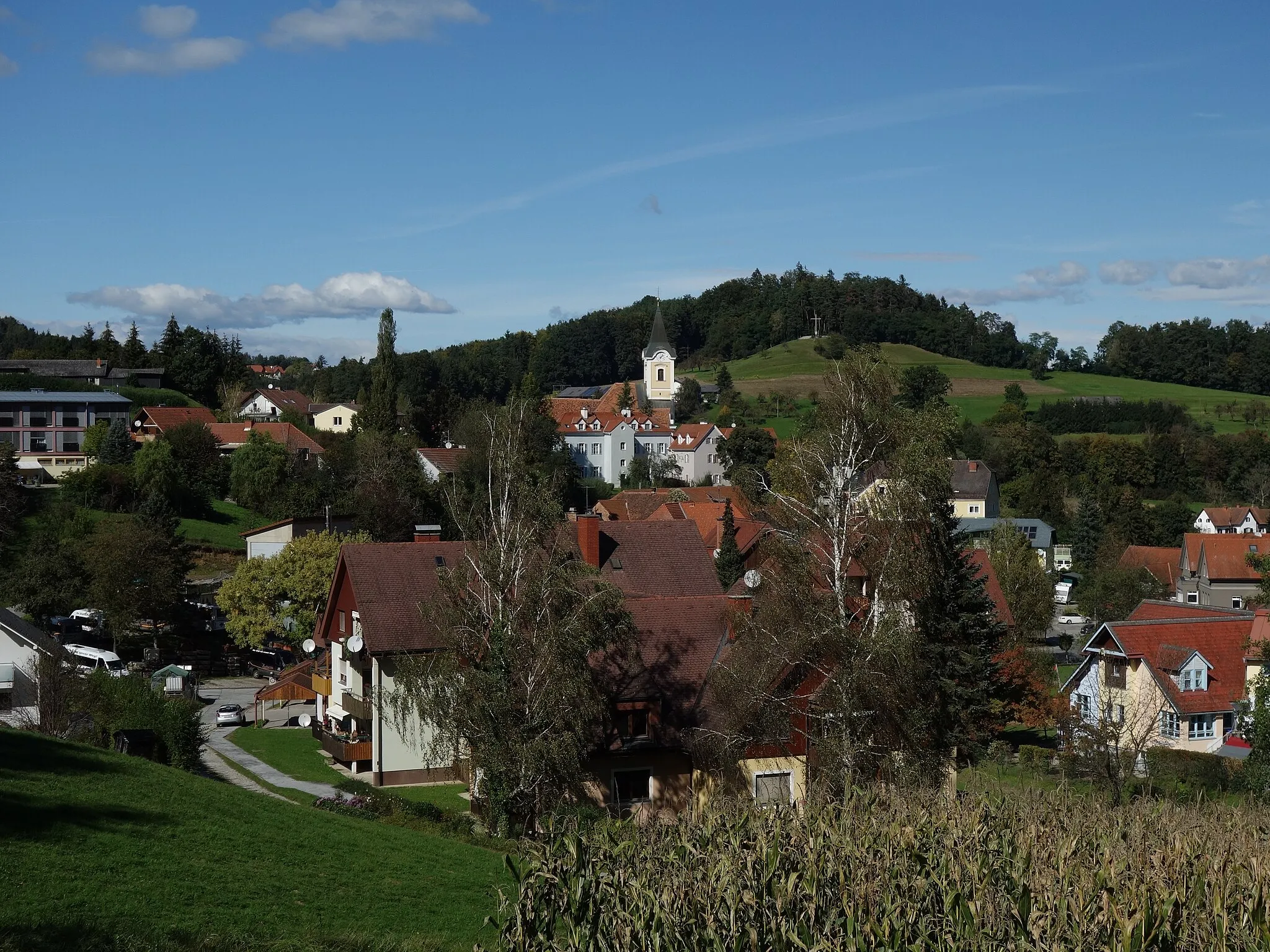 Photo showing: Nestelbach bei Graz von Süden gesehen