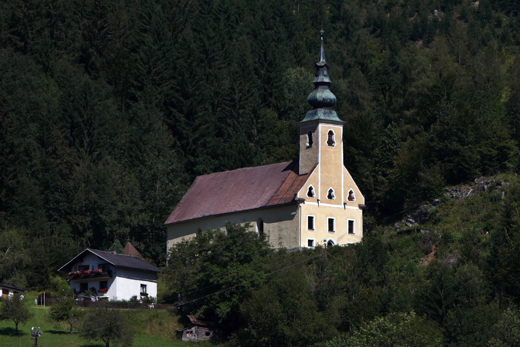 Photo showing: Kath. Filialkirche hl. Sebastian