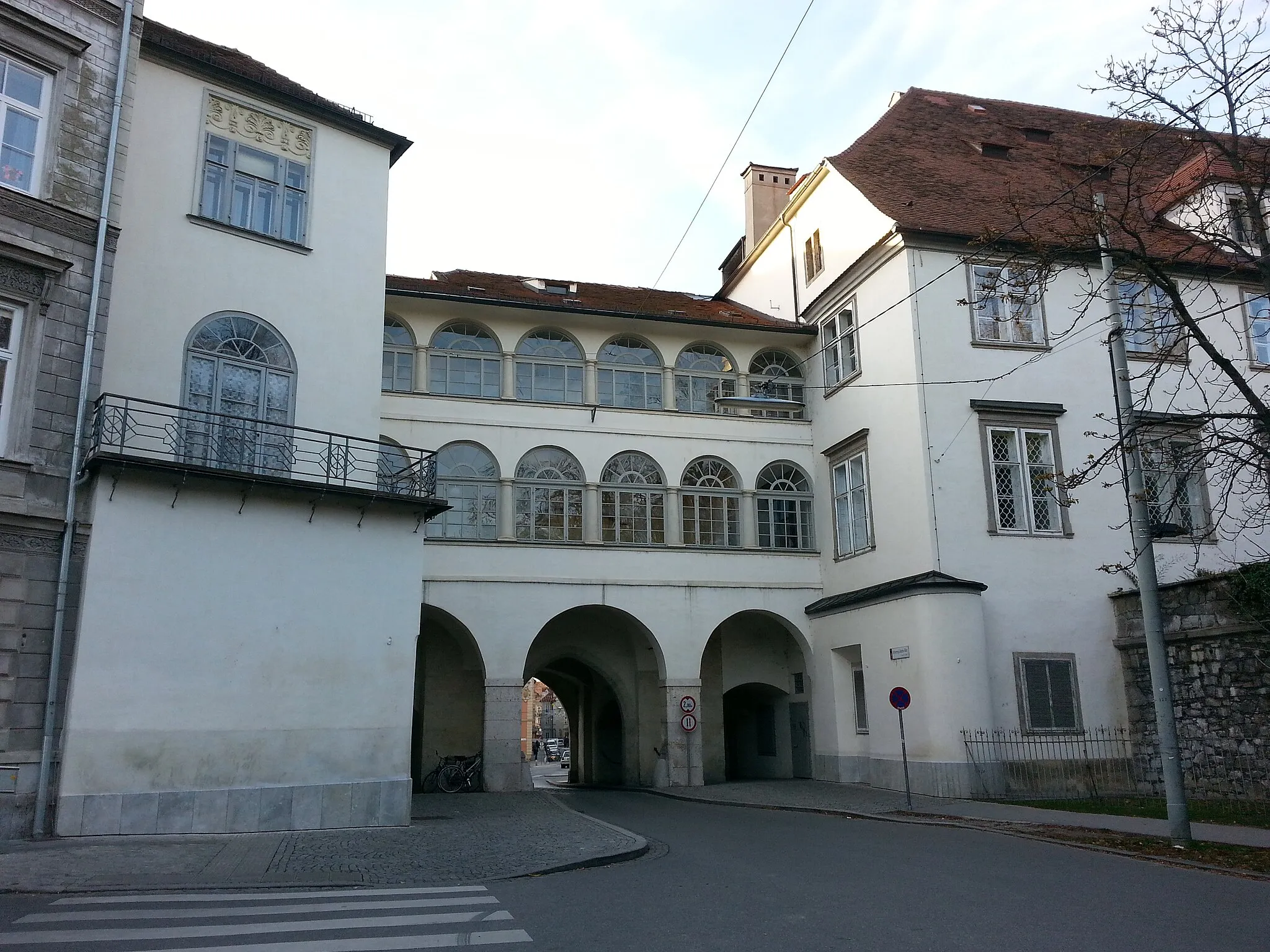 Photo showing: Das Burgtor in Graz vom Stadtpark aus gesehen