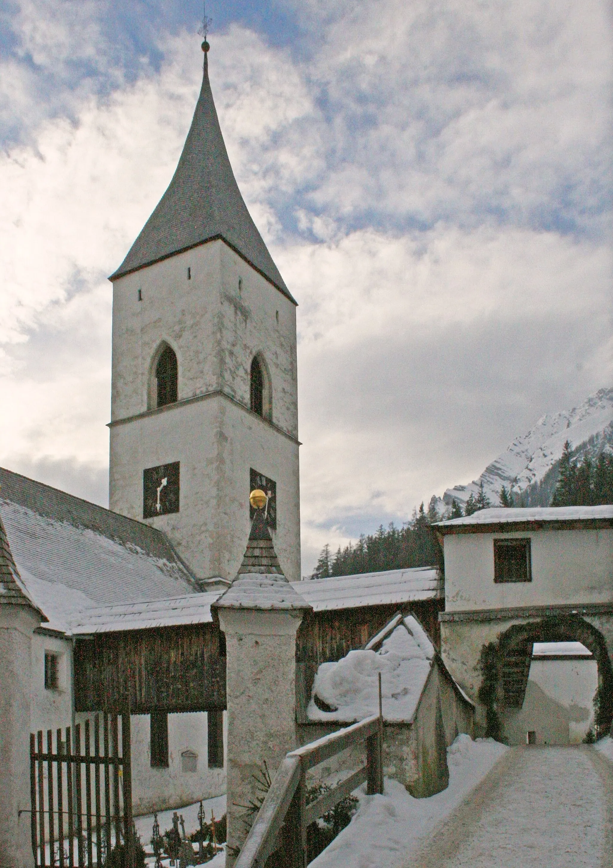 Photo showing: St.George church in Pürgg, Styria, Austria