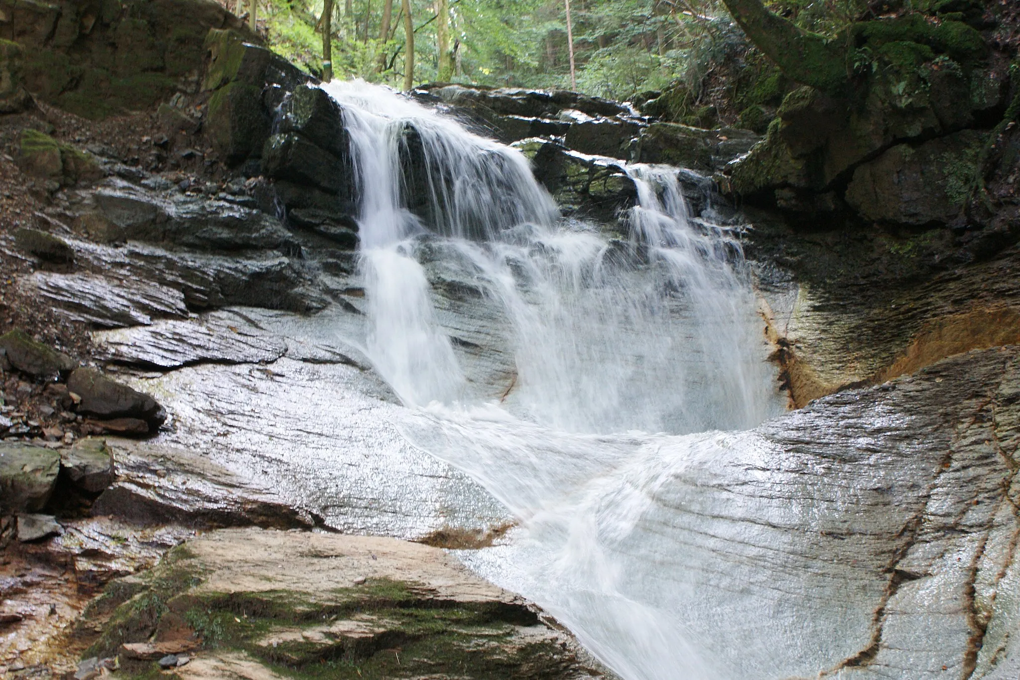 Photo showing: Wasserfall in der Heiligen-Geist-Klamm bei Leutschach