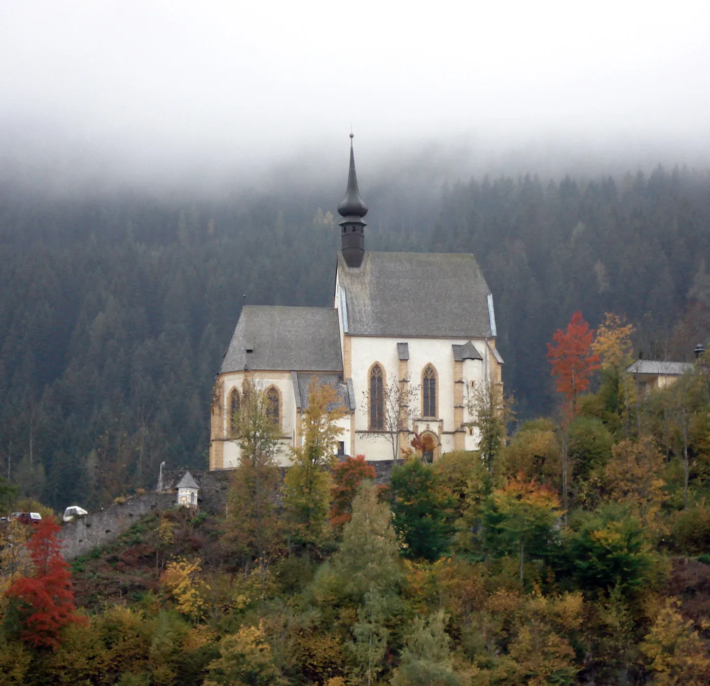 Photo showing: St. Leonhard church, Murau, Austria
