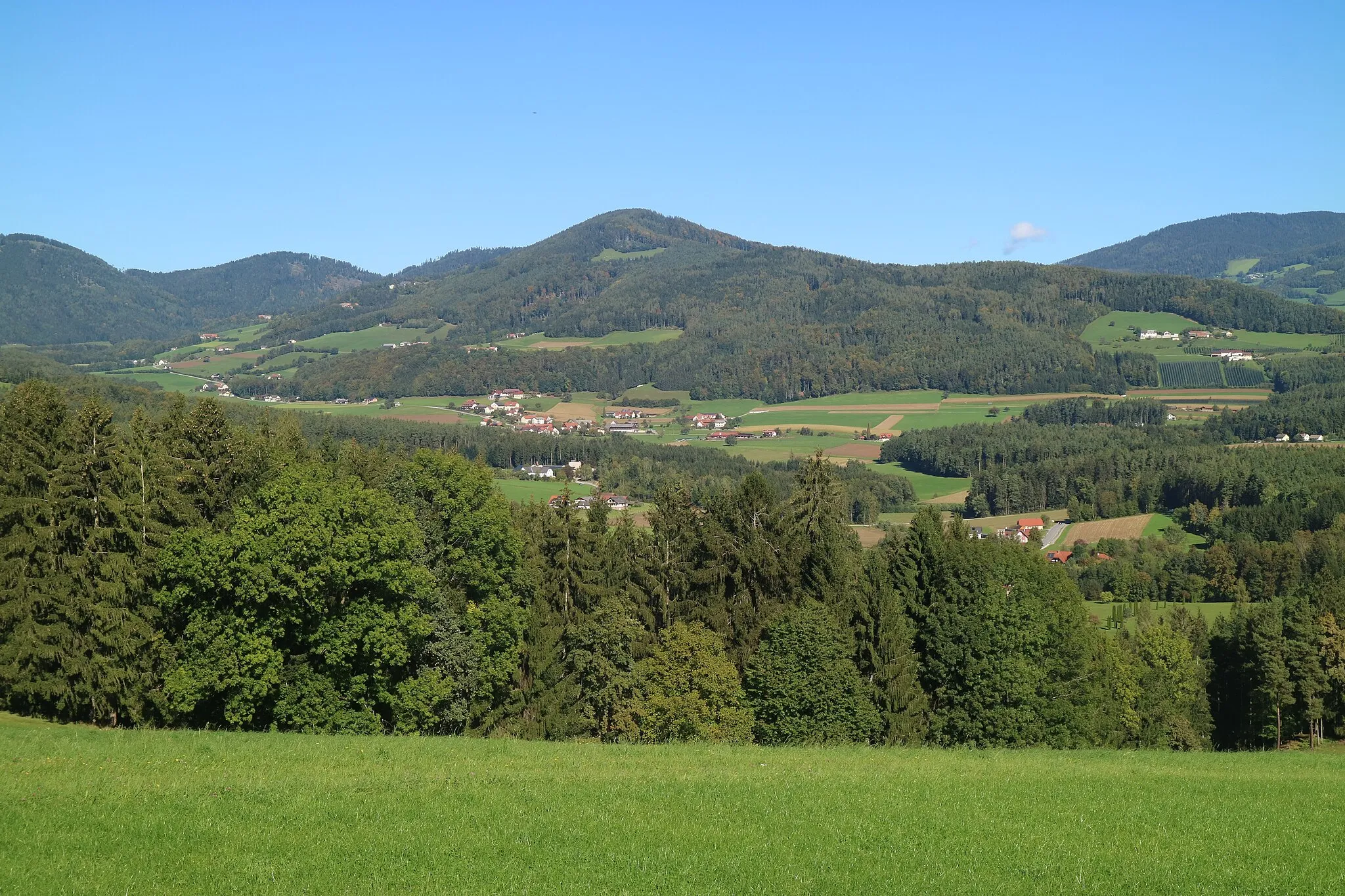 Photo showing: Stroß von Süden (Steinberg), Gemeinde Mortantsch, Steiermark