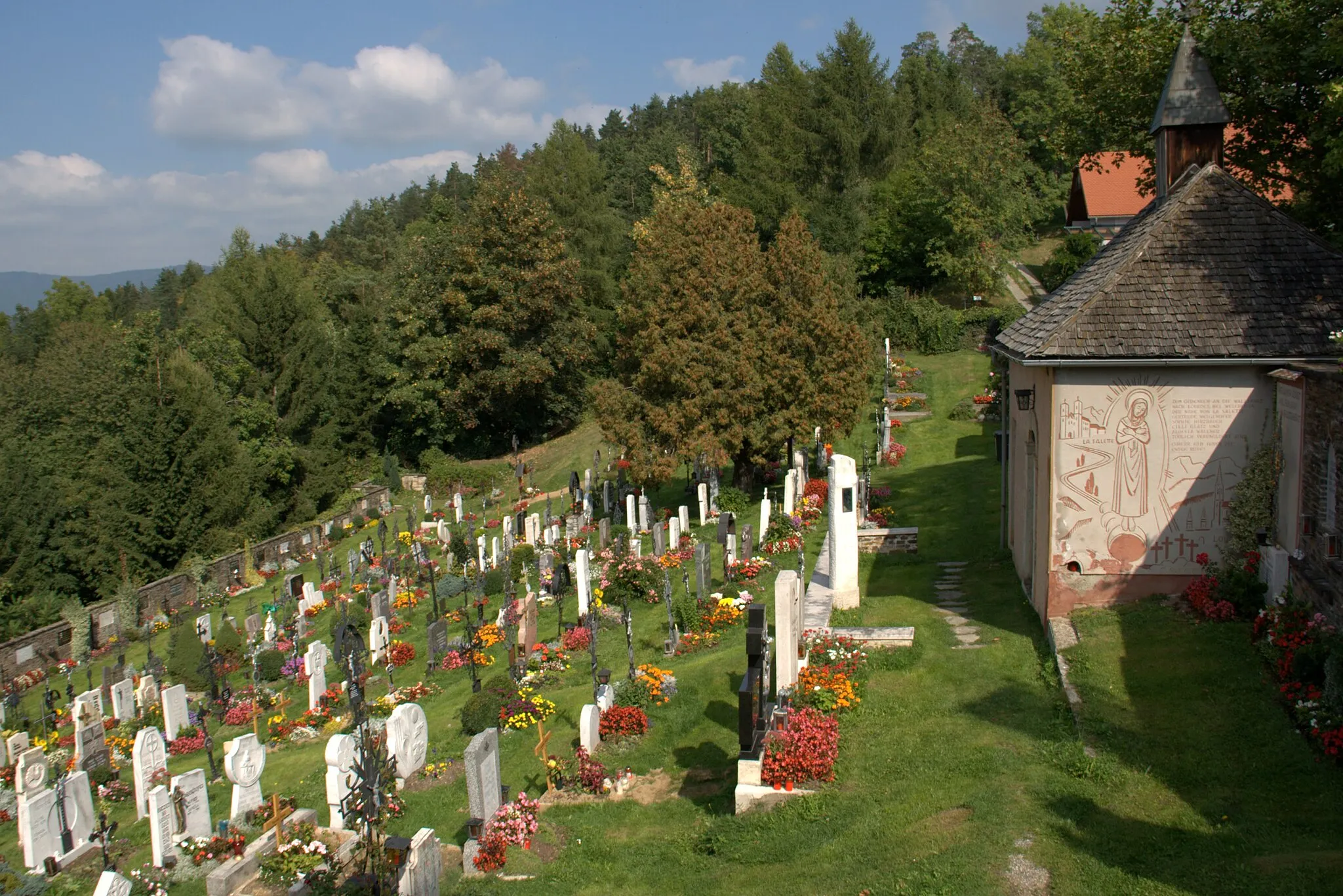 Photo showing: Friedhof christlich in Pöllauberg, Steiermark
