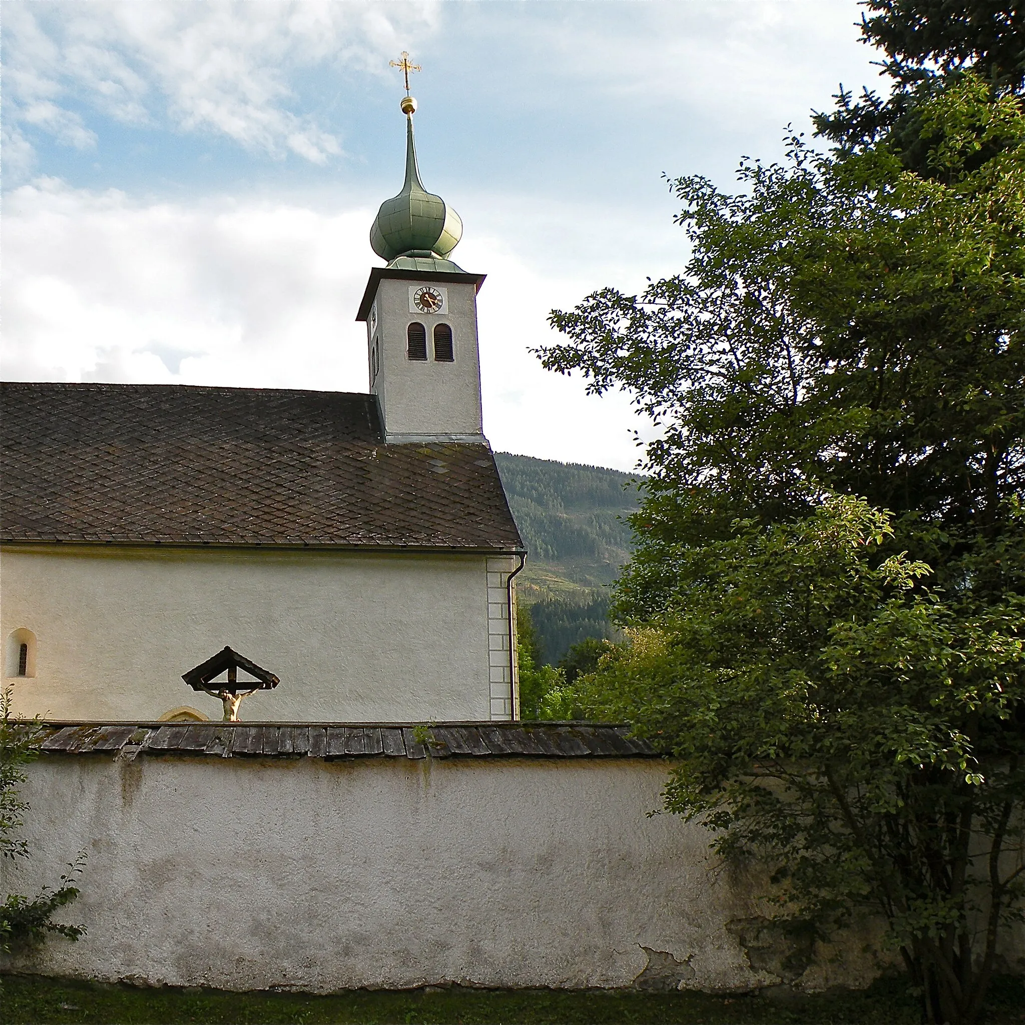 Photo showing: St. Georgskirche (Altrottenmann) in der Stadt Rottenmann im Bezirk Liezen in der Steiermark