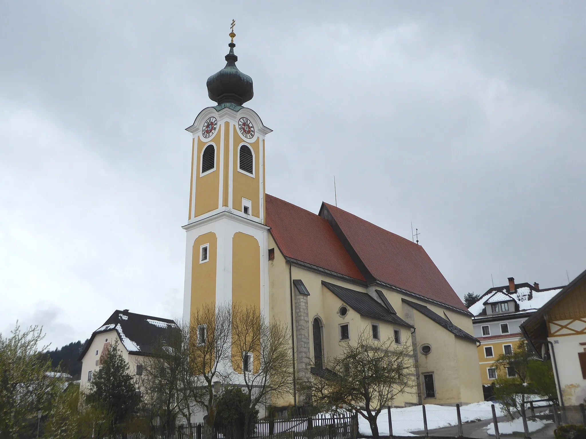 Photo showing: Pfarrkirche hl. Gallus, Sankt Gallen, Steiermark