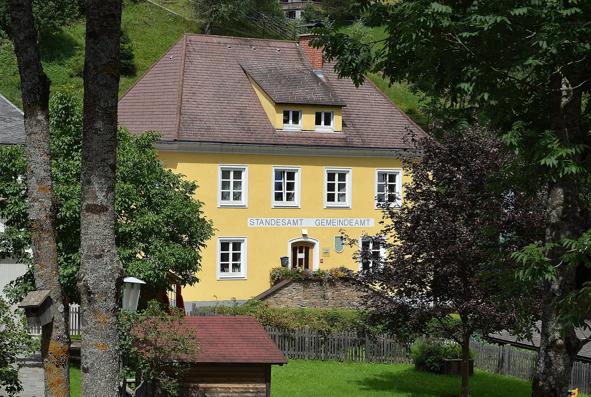 Photo showing: Municipal office of Gasen, Steiermark.