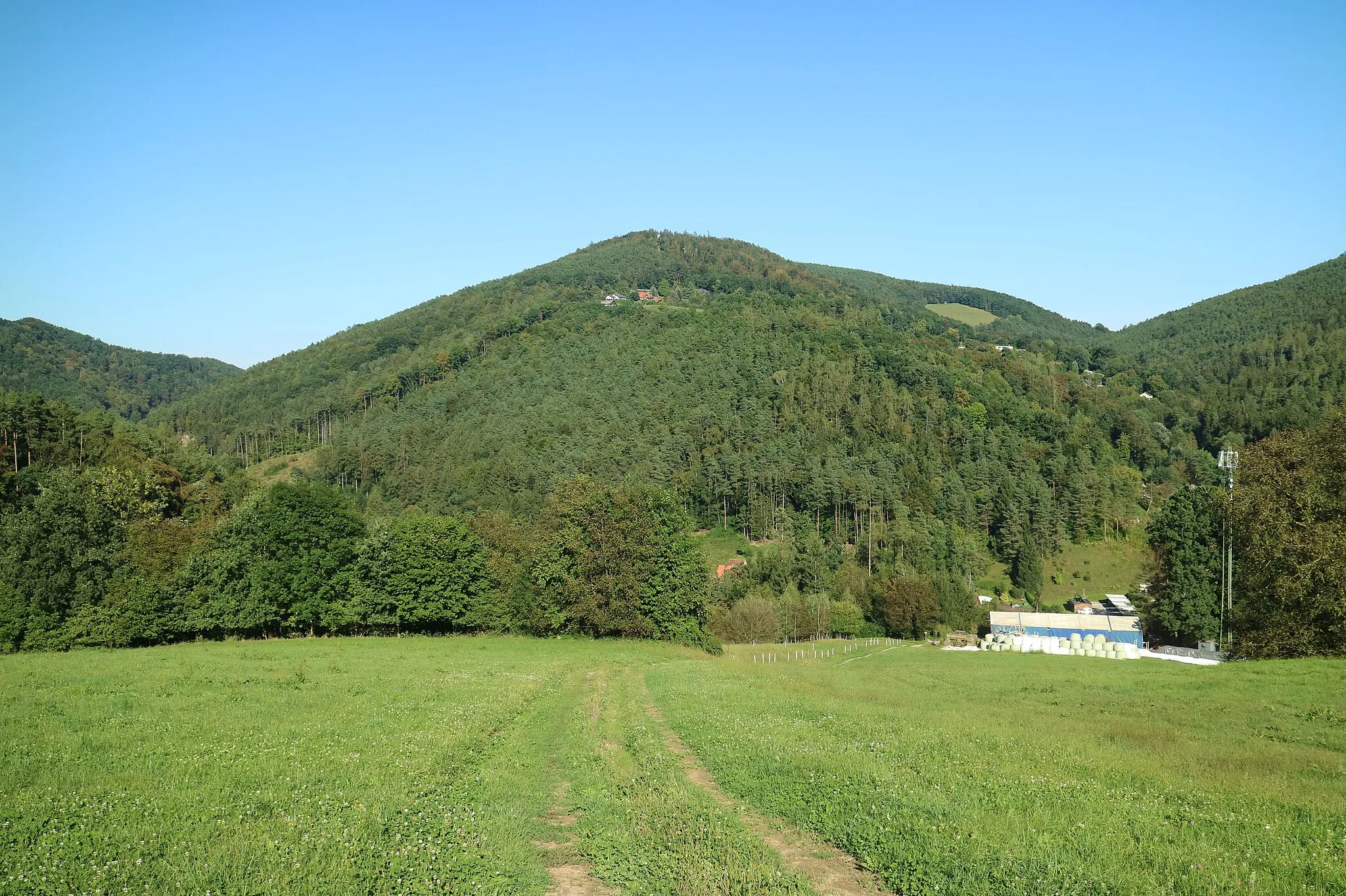 Photo showing: Lineckberg von Westen, Graz-Andritz