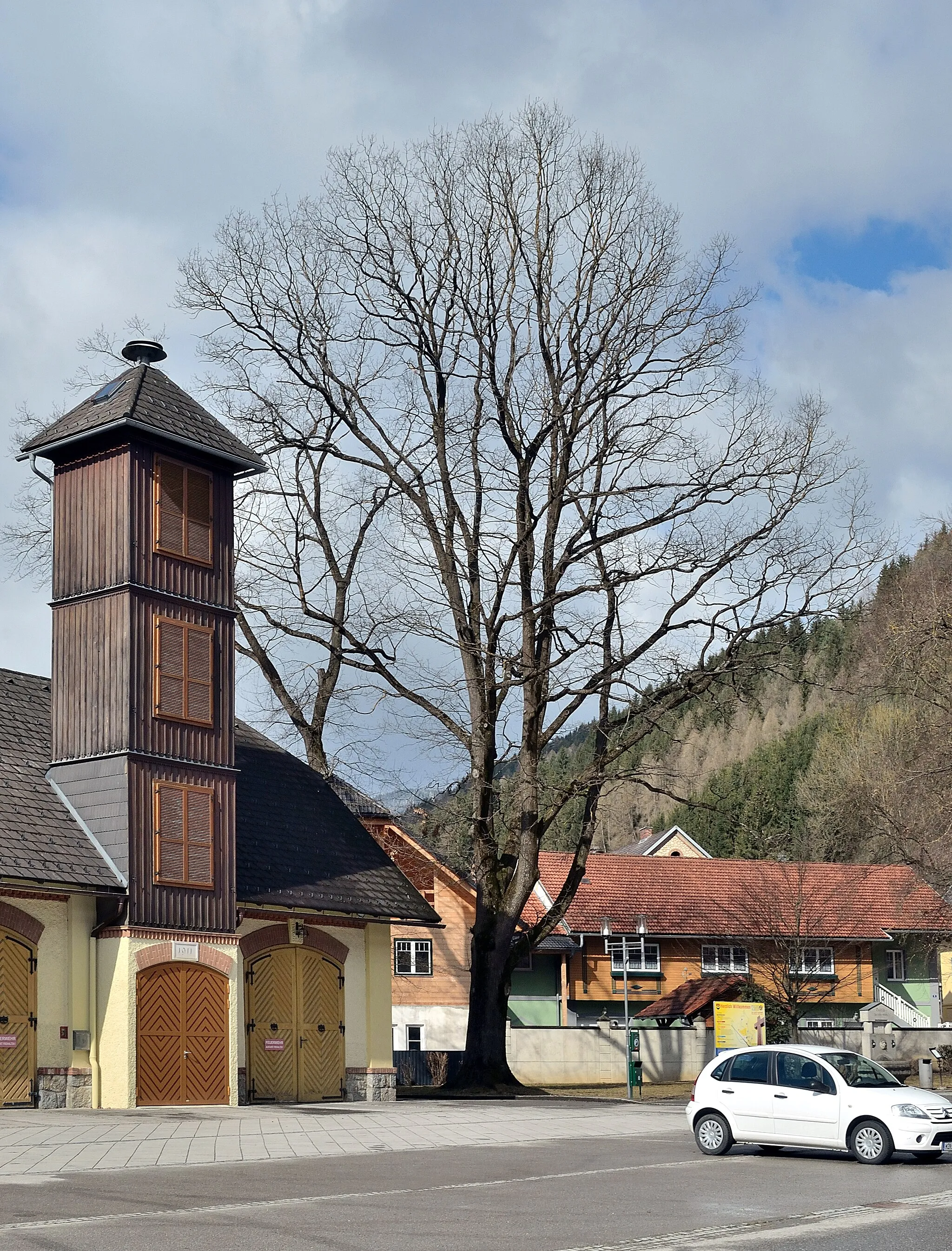 Photo showing: Fire station at Veitsch Dorf, Styria.