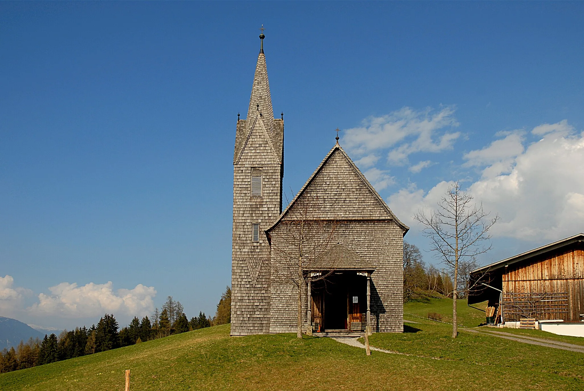 Photo showing: The chapel of Windegg near Tulfes, Tyrol, Austria