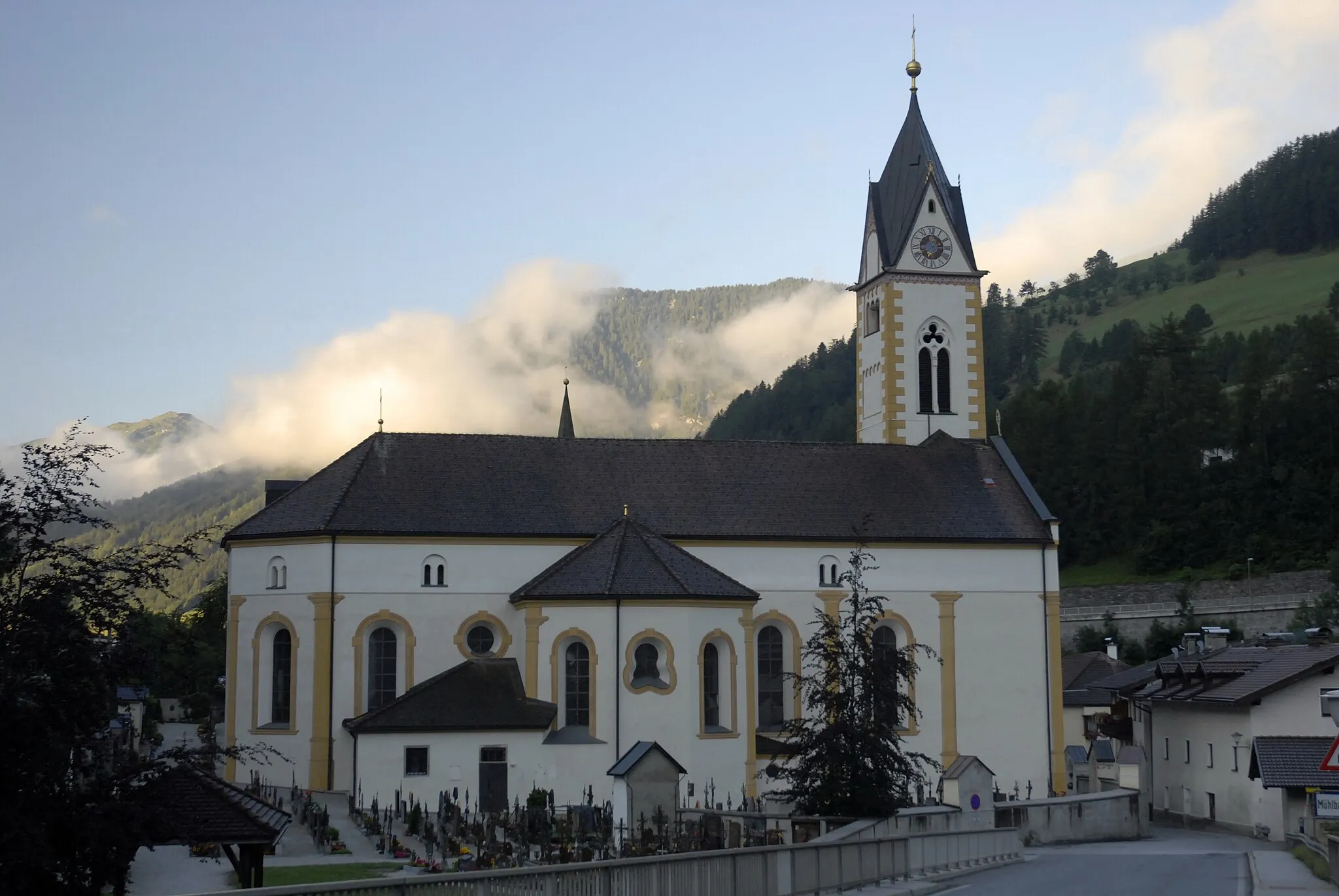 Photo showing: Pfarrkirche Maria Himmelfahrt in Pfons

This media shows the protected monument with the number 64604 in Austria. (Commons, de, Wikidata)