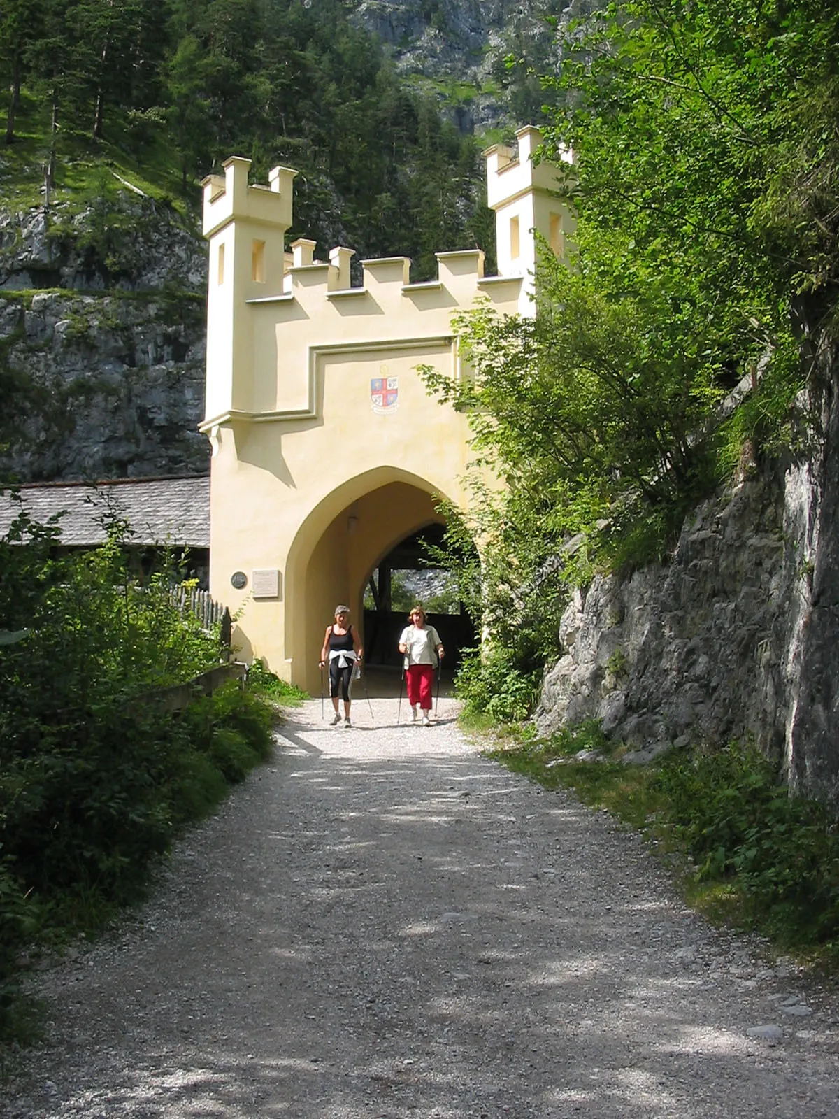 Photo showing: St. Georgenberg, Hohe Brücke über den Georgenbach
