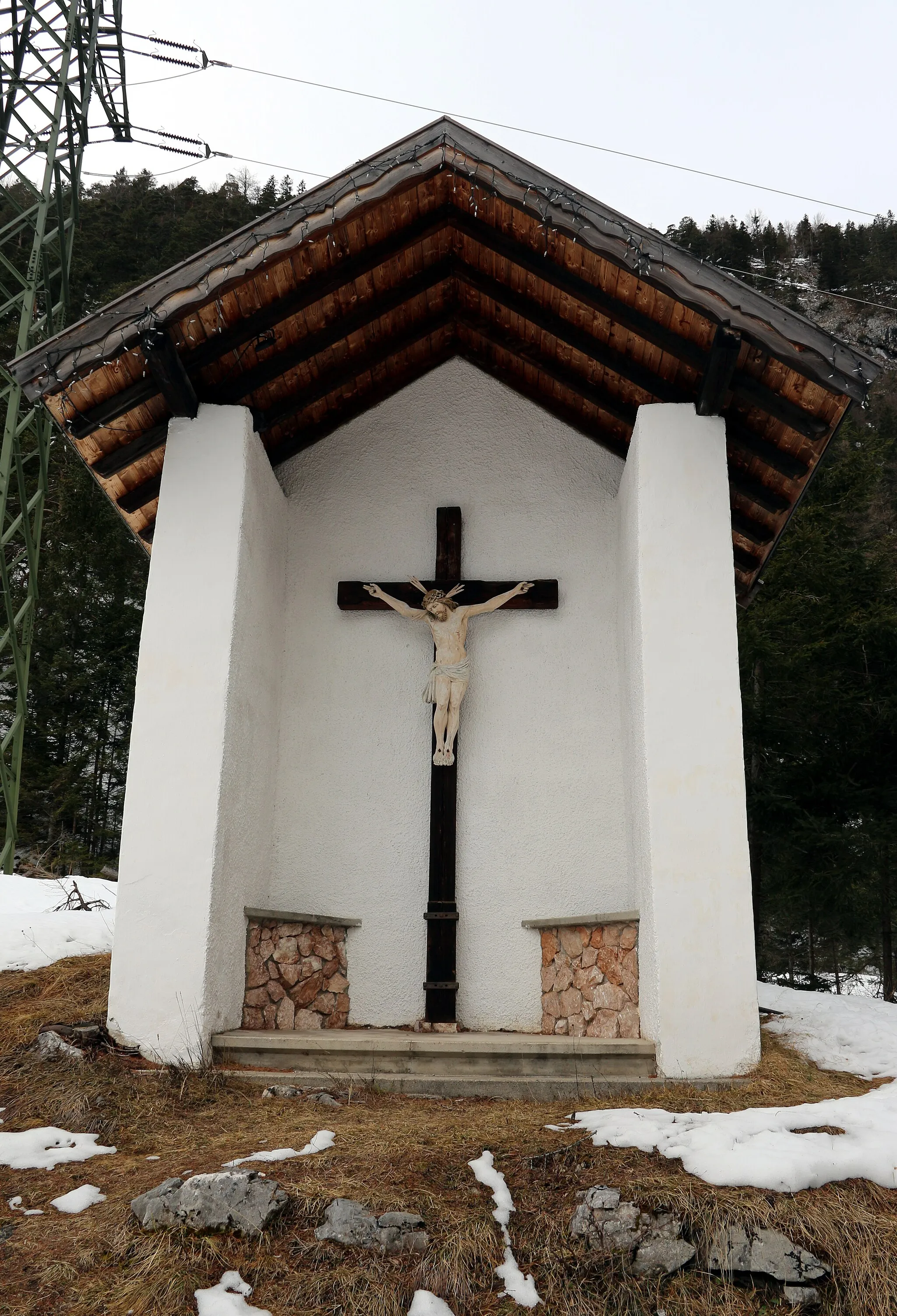 Photo showing: Kalvarienbergkapelle, Kreuzkapelle in Scharnitz, Tirol.