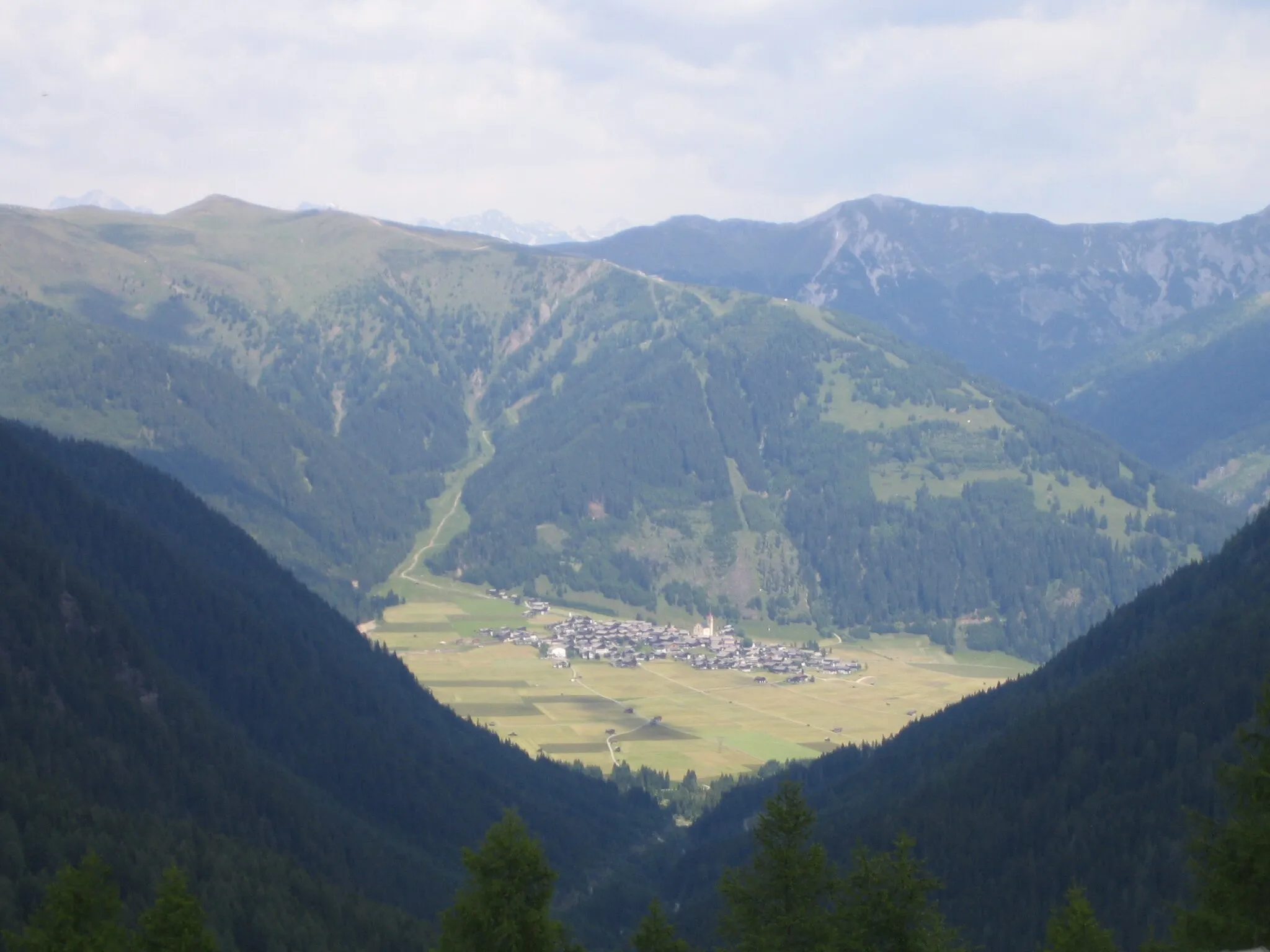 Photo showing: Obertilliach, view from Porze hut