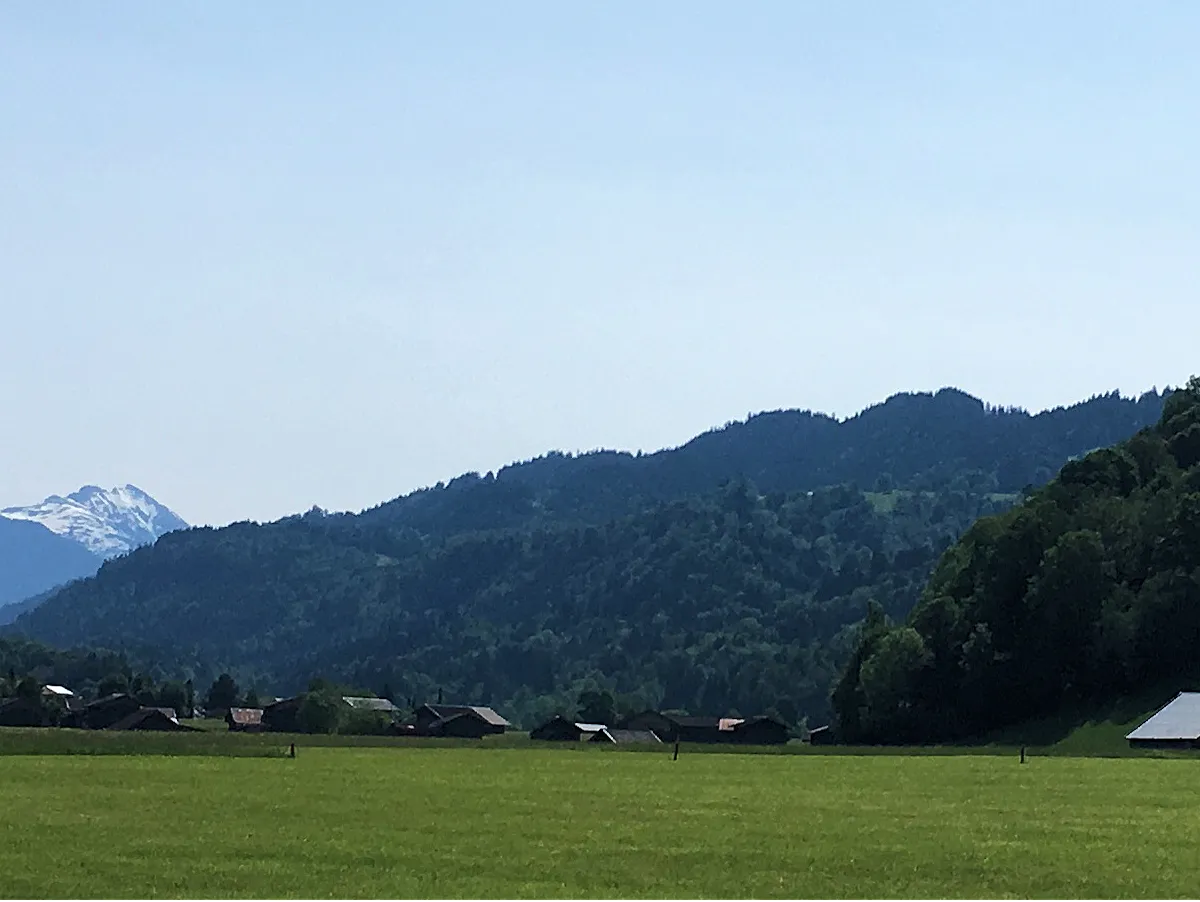 Photo showing: The Wamberg seen from Garmisch-Partenkirchen with the Soiernspitze in the left background.