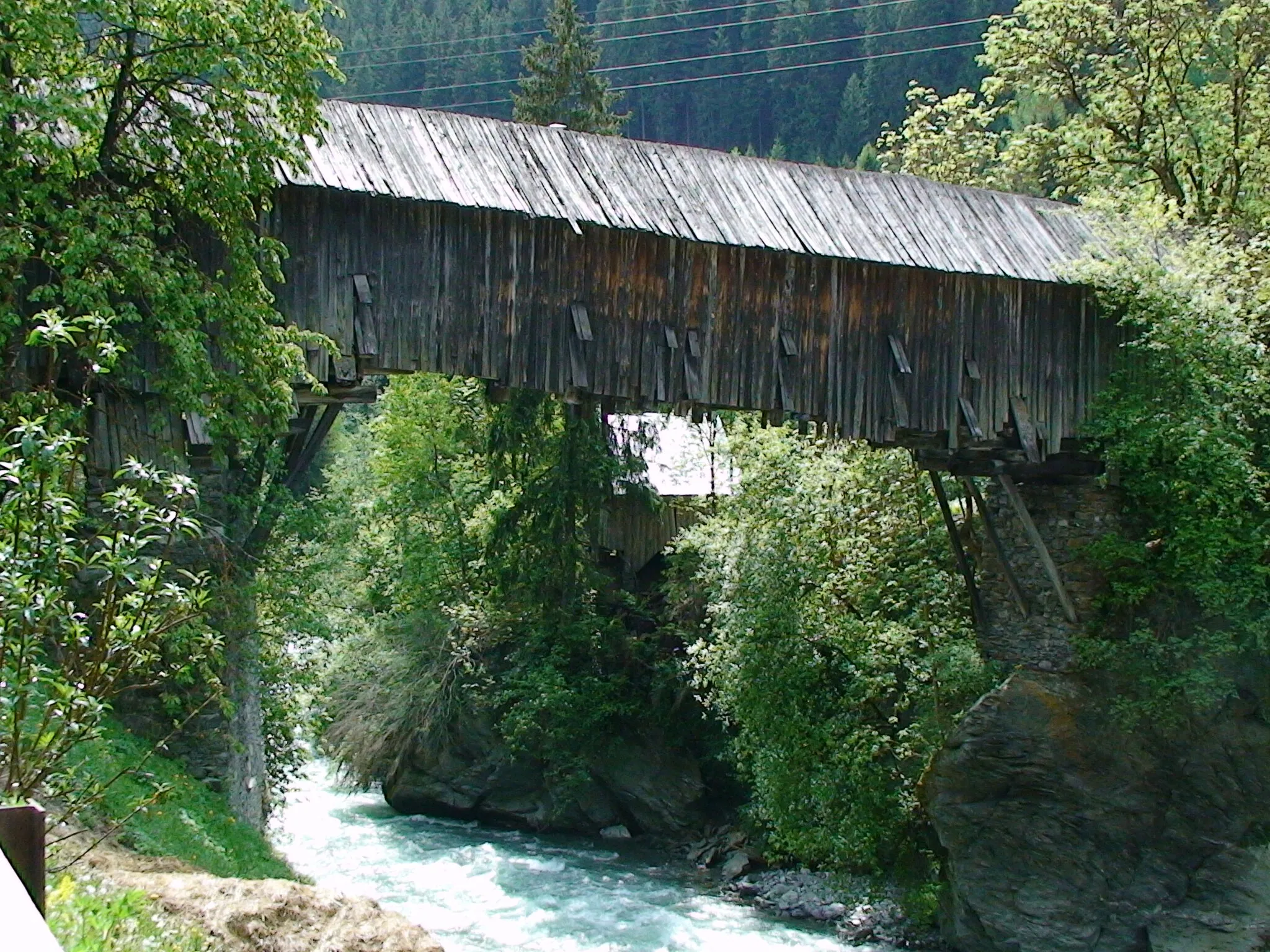 Photo showing: Straßenbrücke, Rosannabrücke