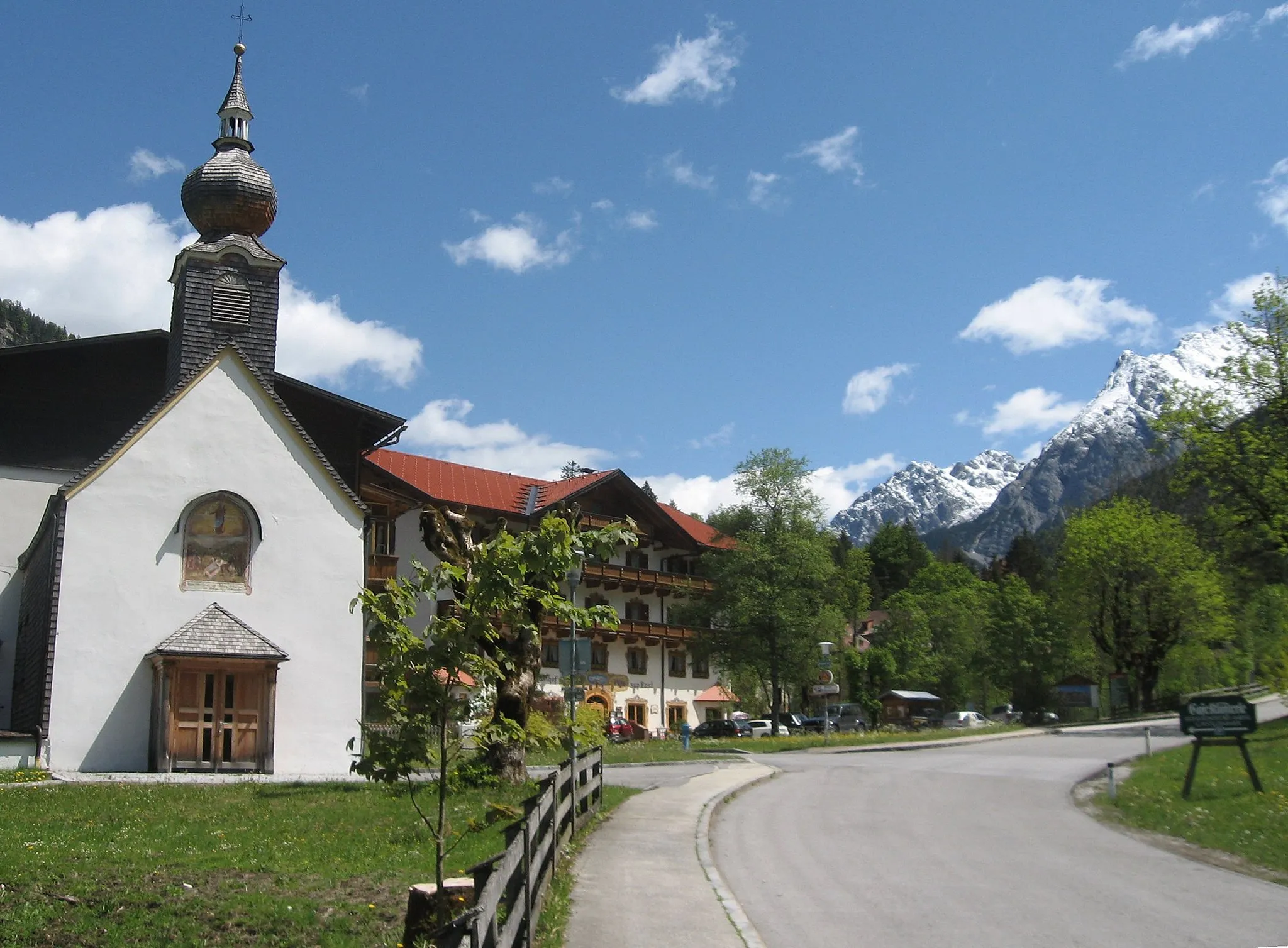 Photo showing: Village Hinterrß / Karwendel - Austria