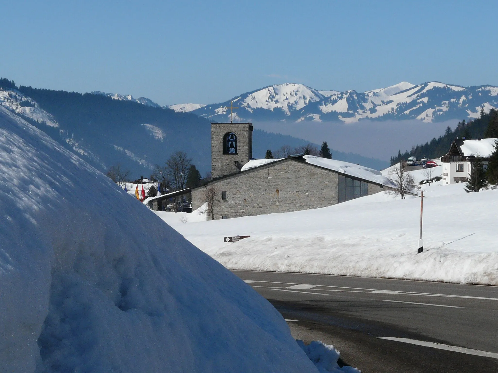 Photo showing: Oberjoch (1150 m)