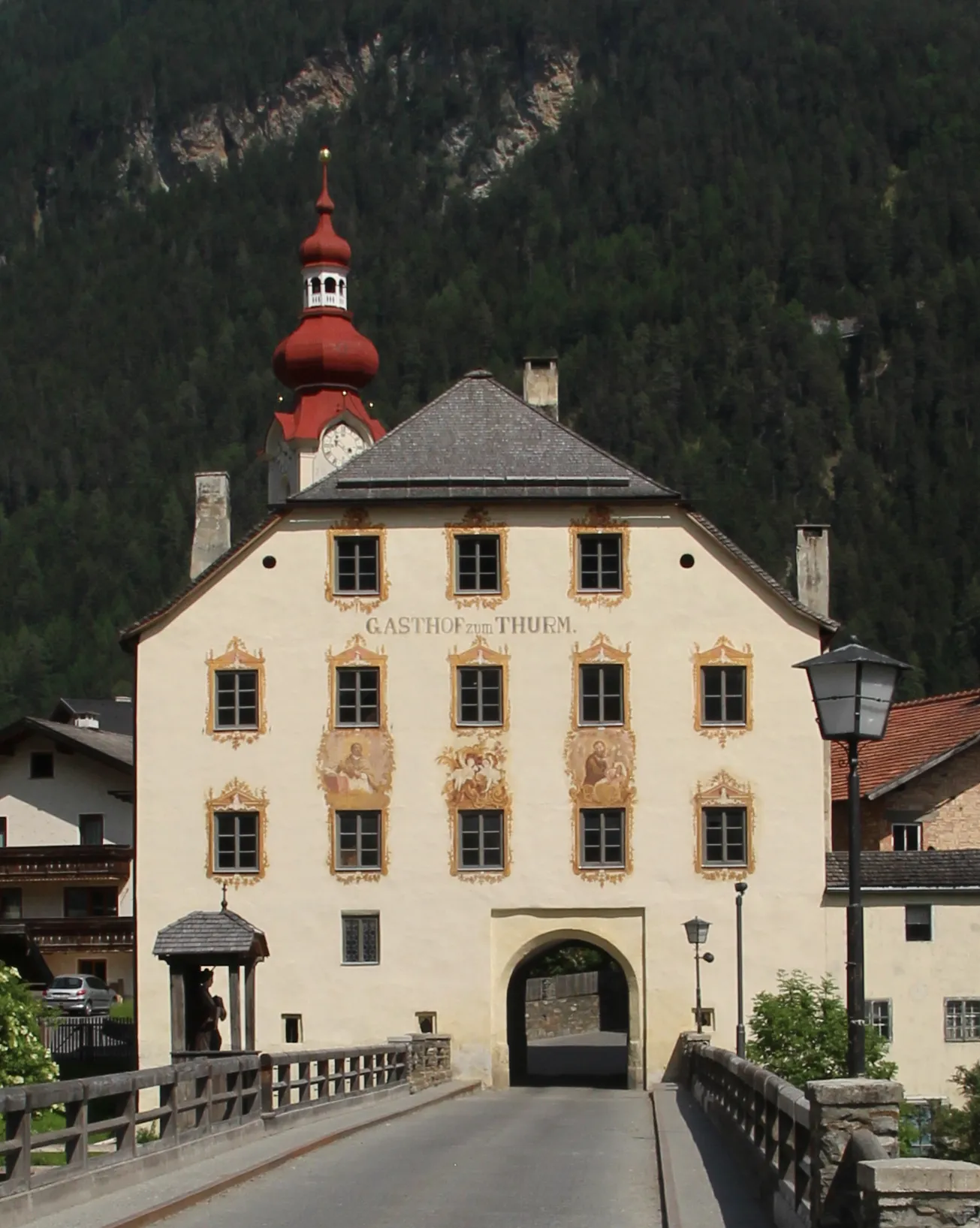 Photo showing: Gasthaus Zum Turm, Pfunds