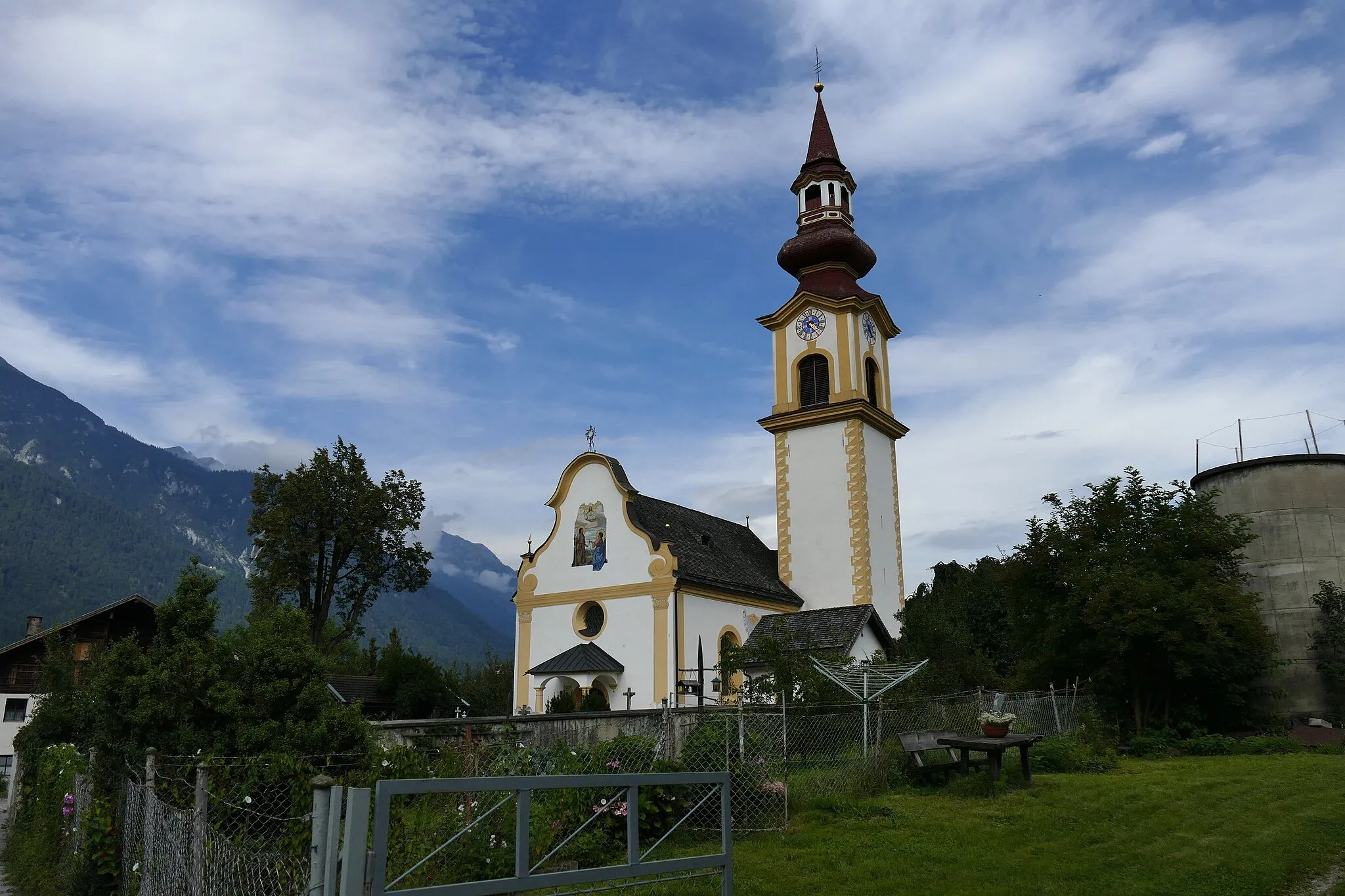 Photo showing: Sankt Jodock Church - Völs, Tirol, Austria, 18.8.2016