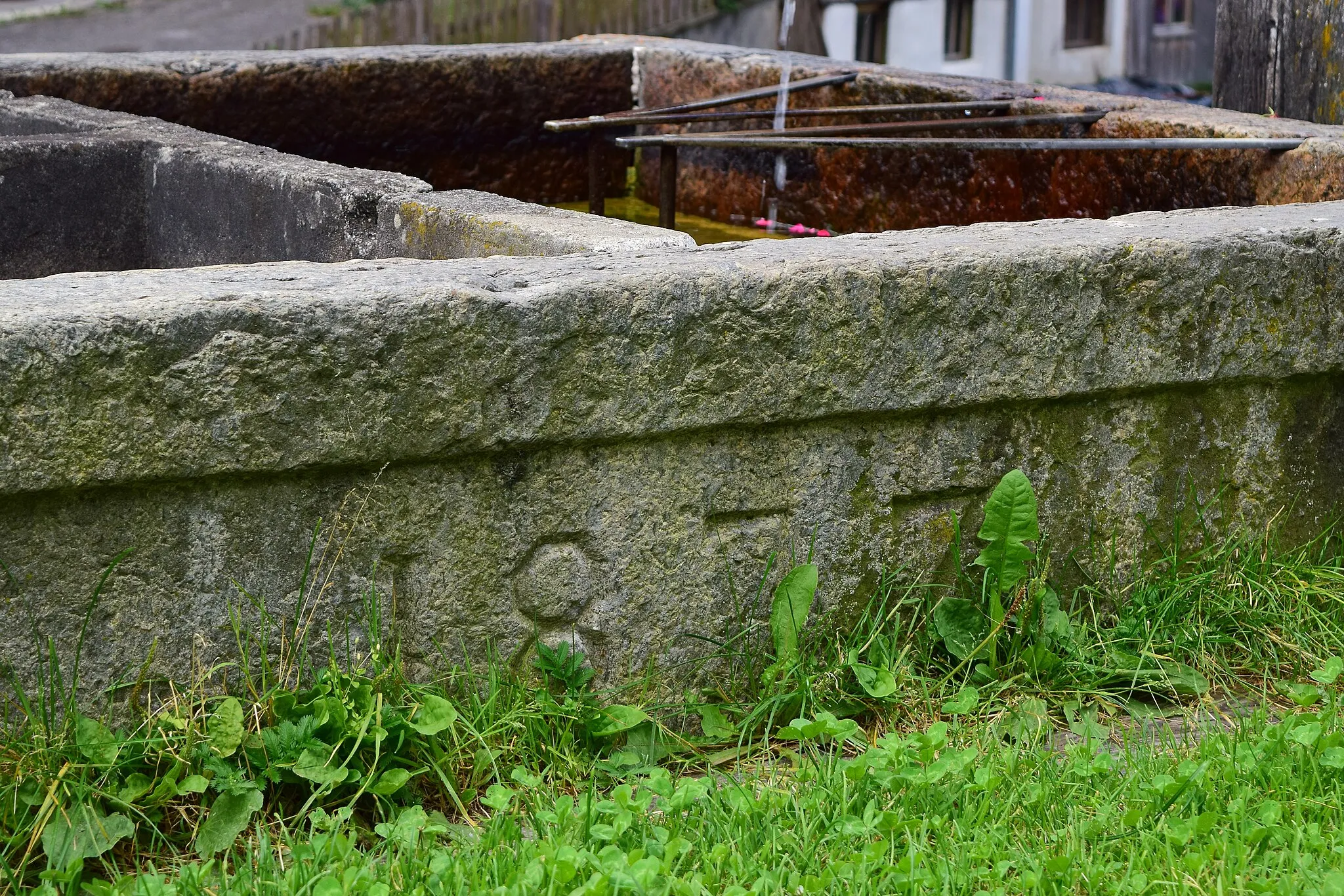 Photo showing: Brunnen hl. Johannes Nepomuk in Lehn