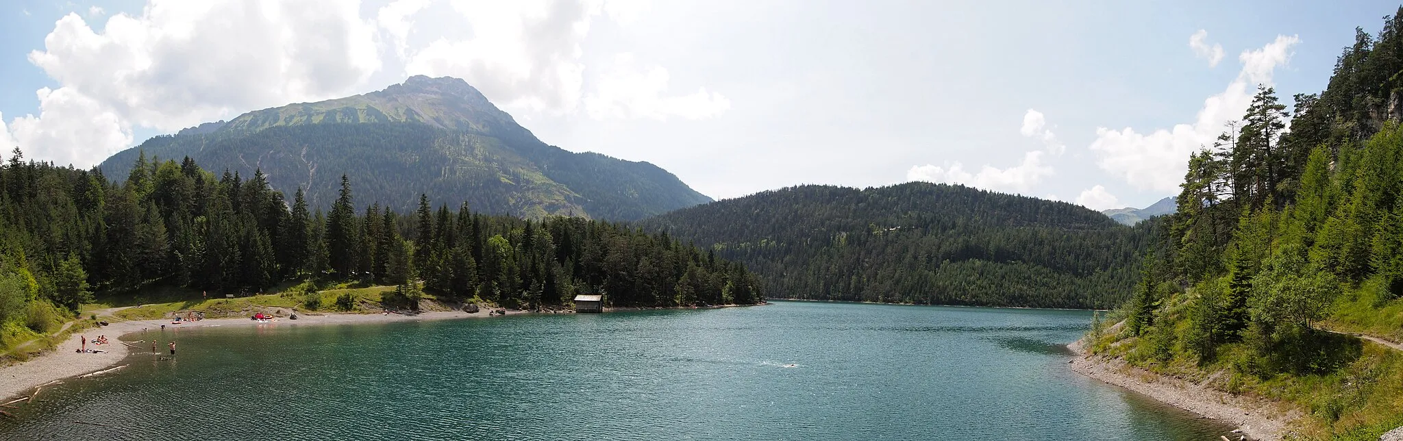 Photo showing: Blindsee lake in Biberwier, Austria.