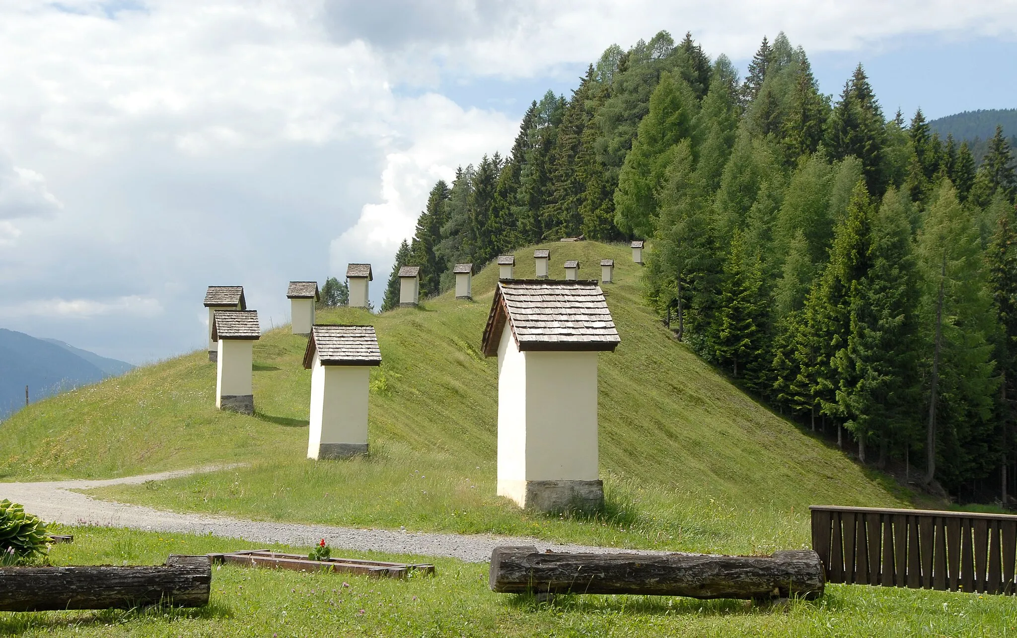 Photo showing: Stations of the Cross at Saint Jakob, municipality Kötschach-Mauthen, district Hermagor, Carinthia / Austria / EU