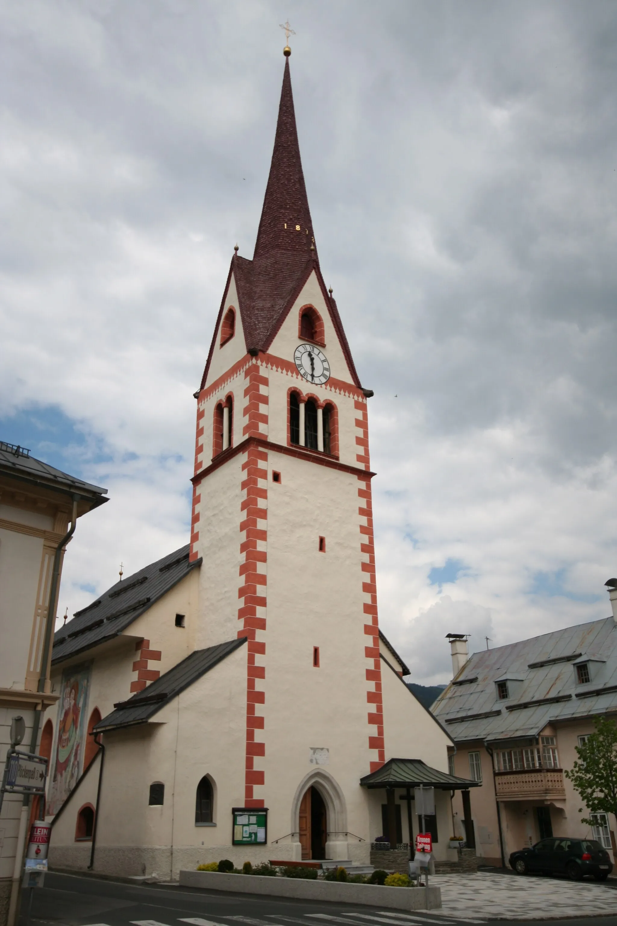 Photo showing: Pfarrkirche Mauthen, Heiliger Markus

This media shows the protected monument with the number 20471 in Austria. (Commons, de, Wikidata)