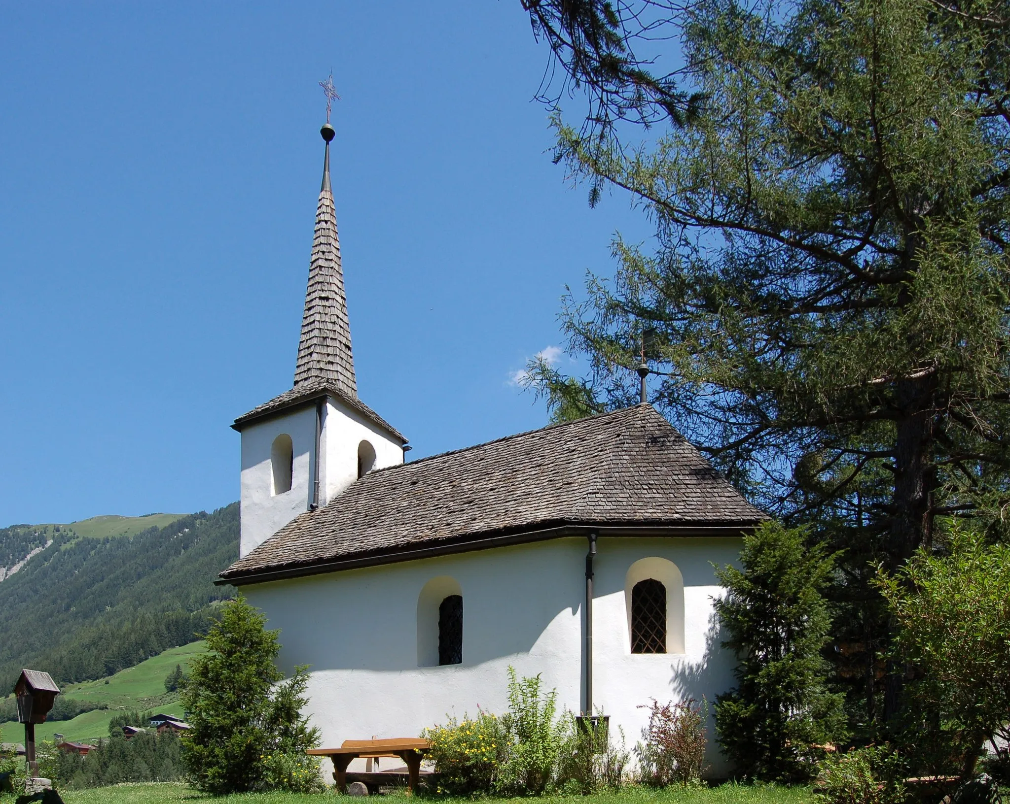 Photo showing: Klaunzkapelle in der Fraktion Klaunz (Gemeinde Matrei in Osttirol)

This media shows the protected monument with the number 3038 in Austria. (Commons, de, Wikidata)