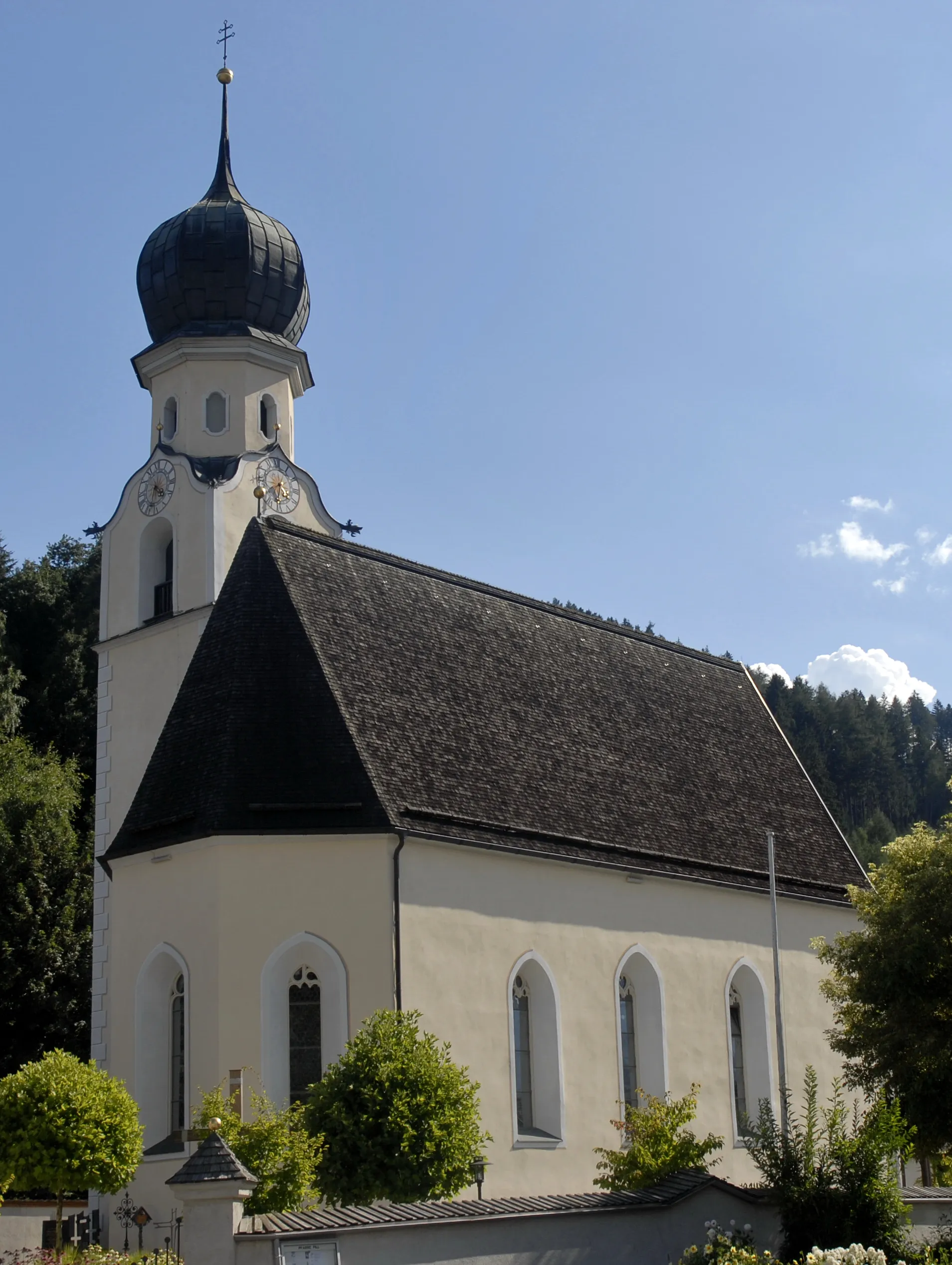 Photo showing: Pfarrkirche Hl. Anna in Pill

This media shows the protected monument with the number 64617 in Austria. (Commons, de, Wikidata)