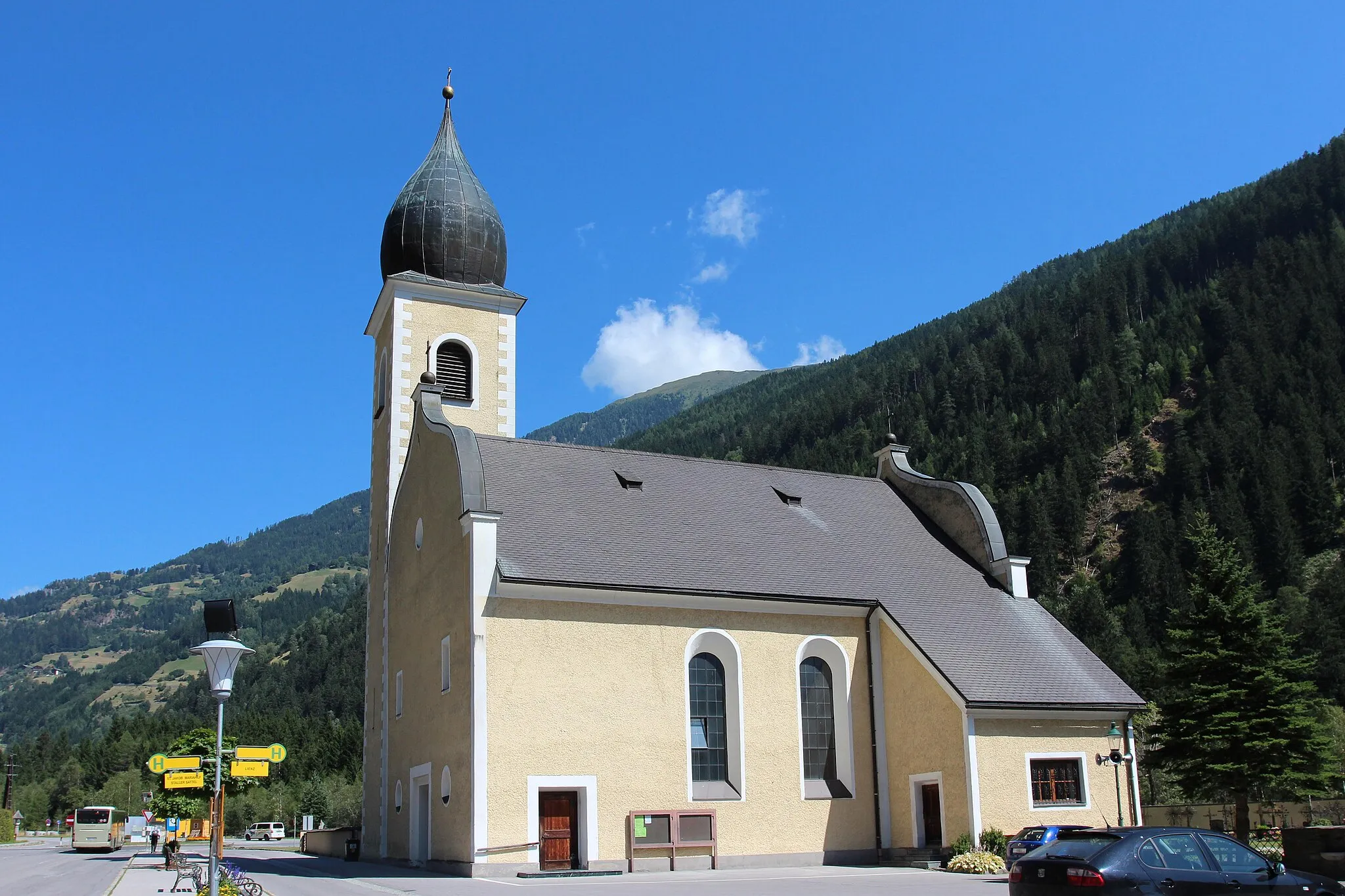 Photo showing: Herz-Jesukirche Huben - Matrei in Osttirol