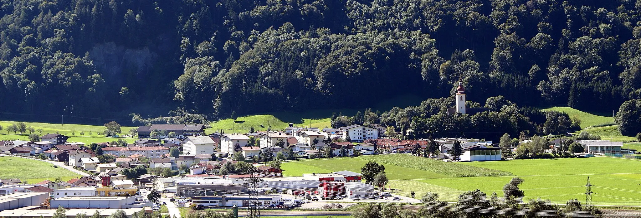 Photo showing: Buch in Tirol, gesehen von Norden.