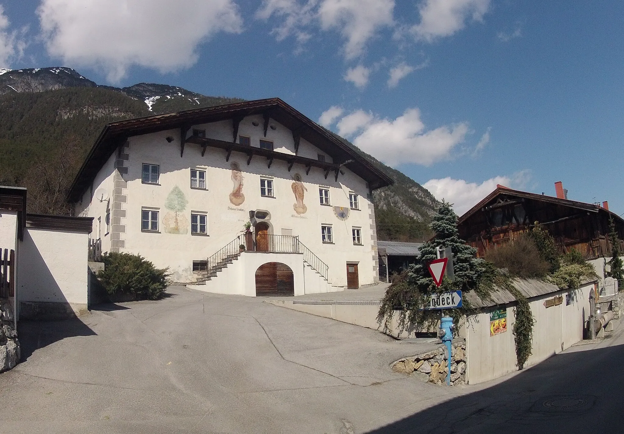 Photo showing: Ehem. Gasthof Löwen Geburtshaus von Jakob Prandtauer