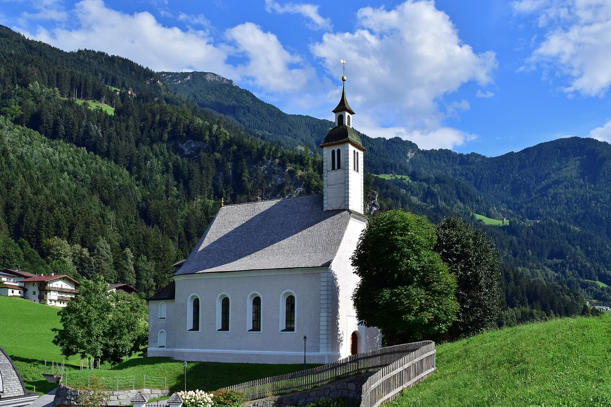 Photo showing: Kath. Filialkirche Maria sieben Schmerzen