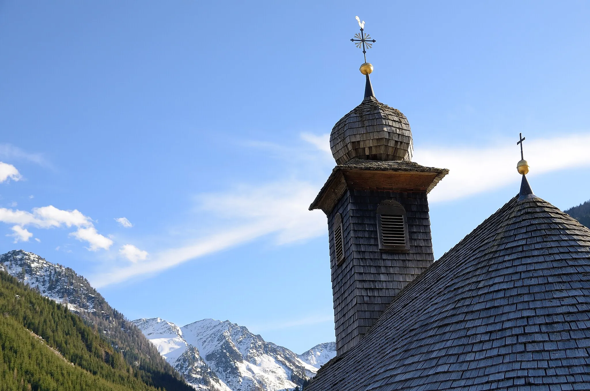 Photo showing: Dach der Kapelle hl. Josef
