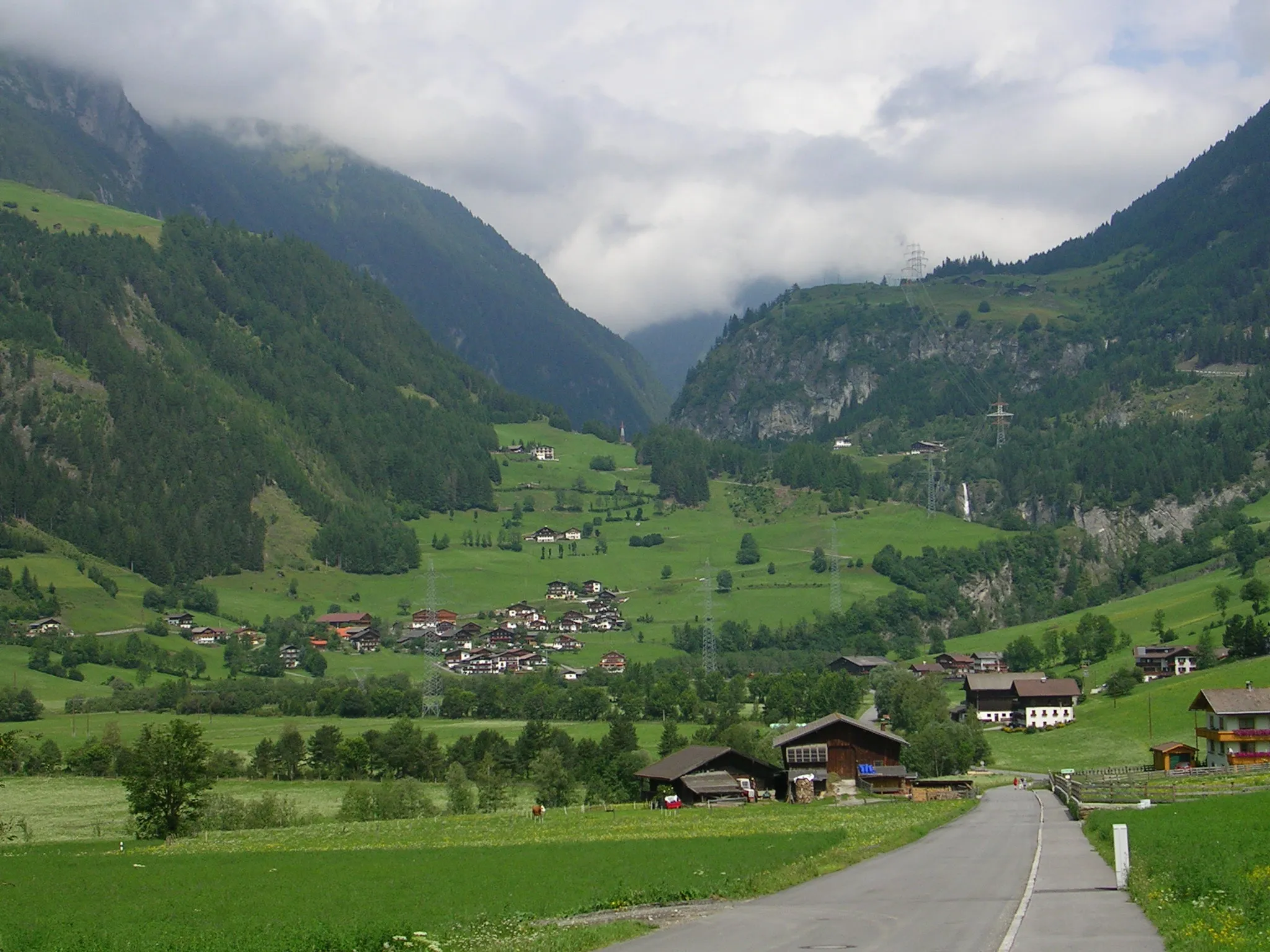Photo showing: Prossegg, municipality Matrei in Osttirol, seen from south