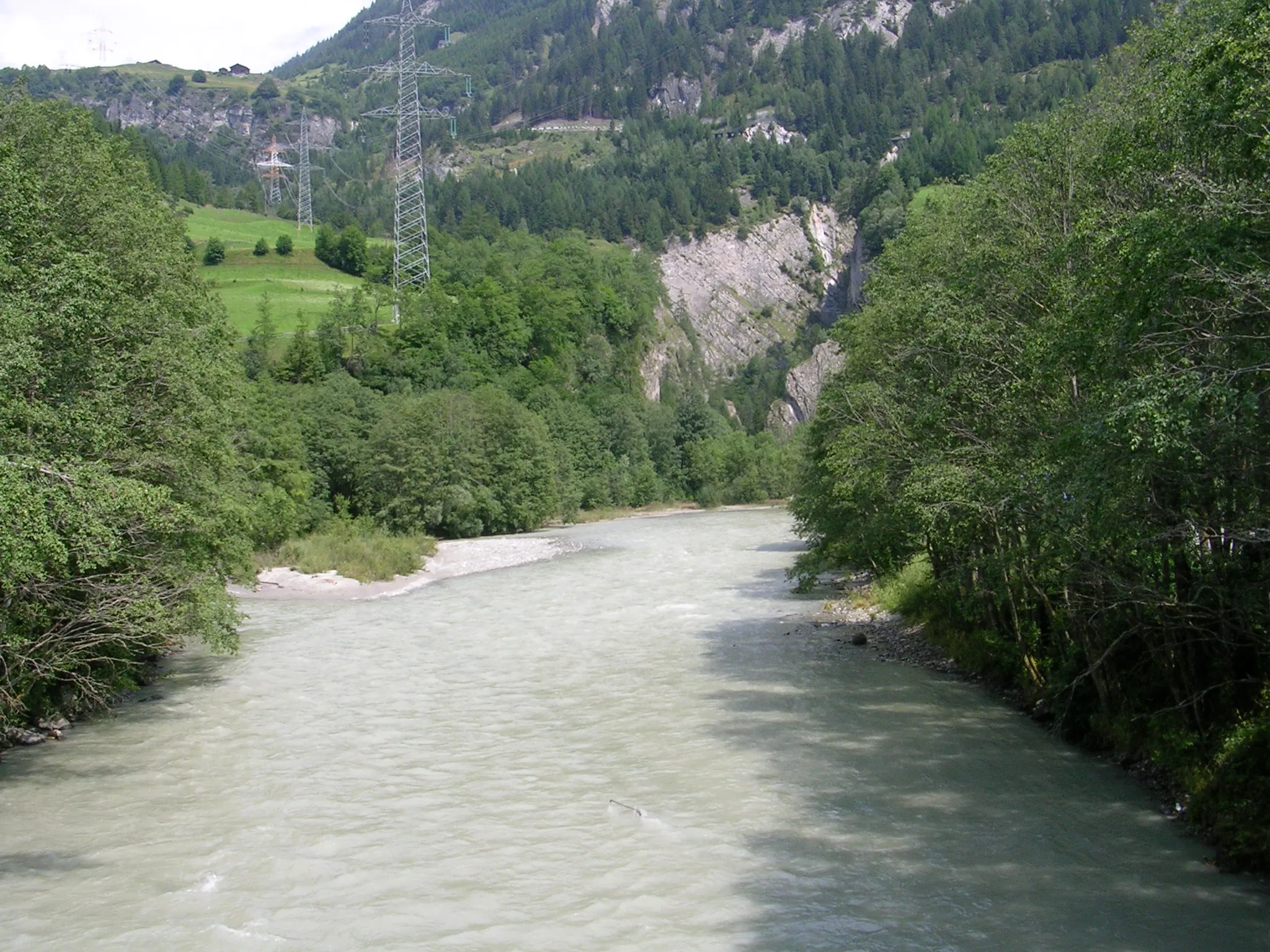 Photo showing: Tauernbach near Prosegg, below Prosseggklamm