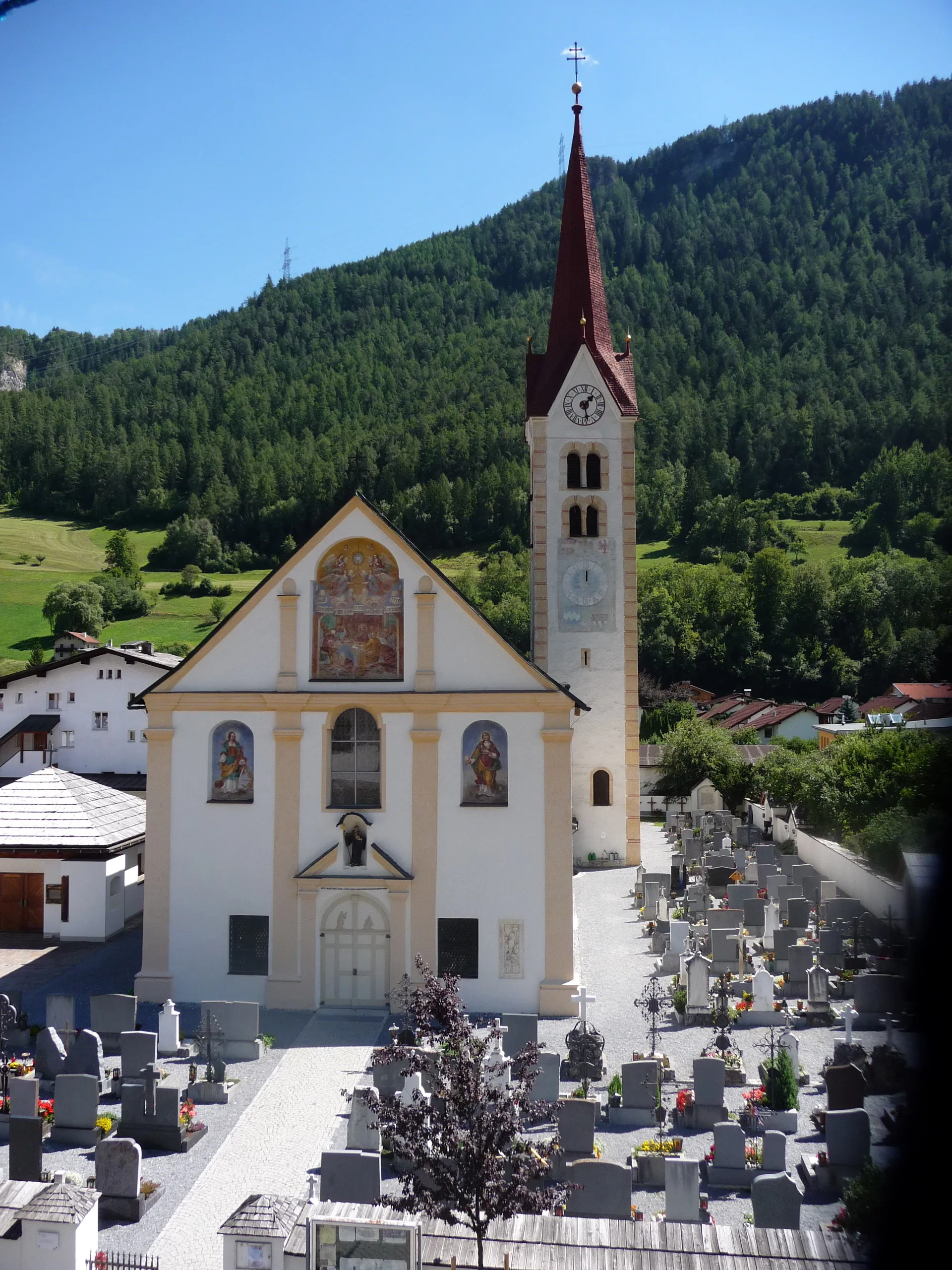 Photo showing: Kath. Pfarrkirche hl. Leonhard